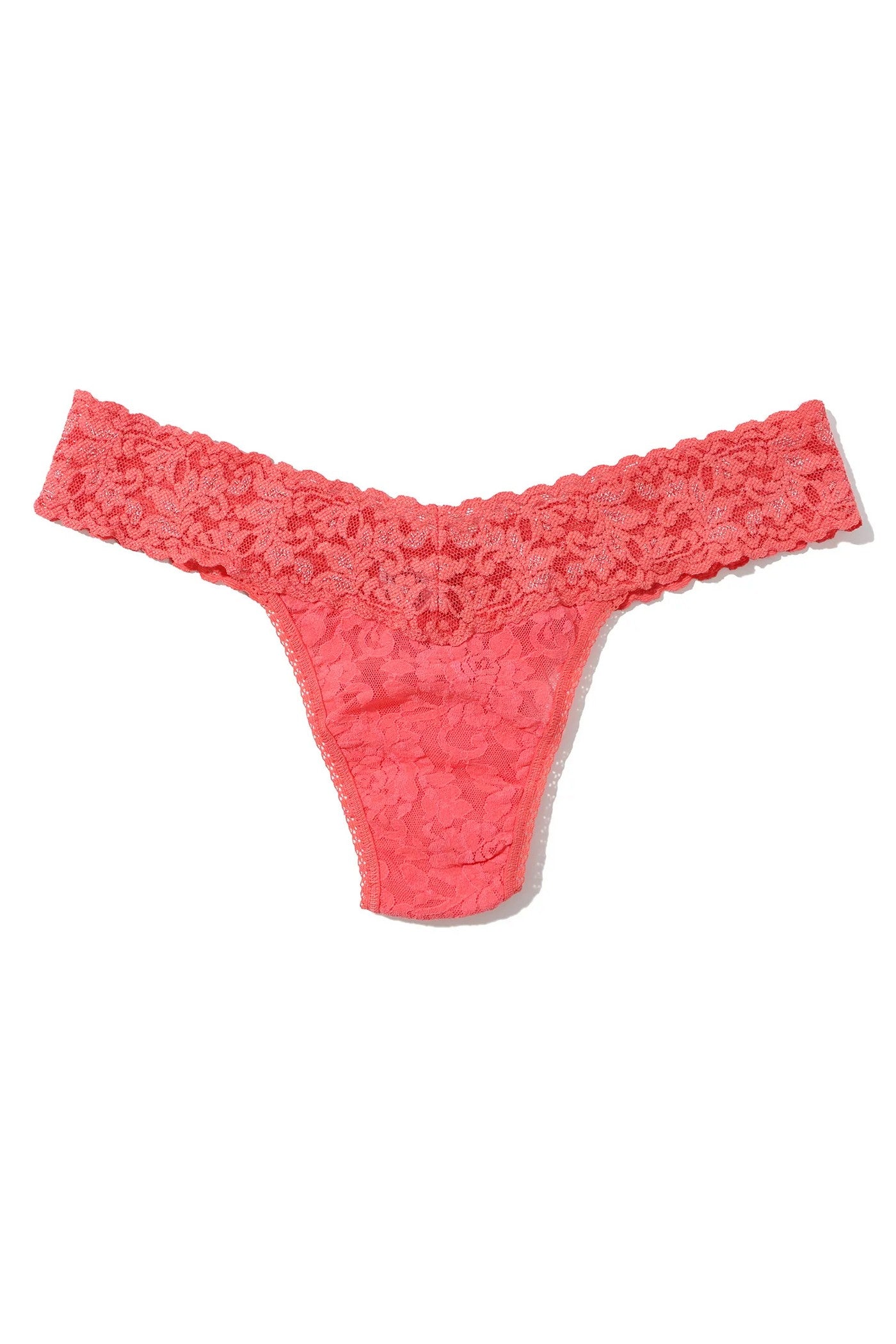 Кружевные трусики стринг 4911P Signature Lace courageous coral