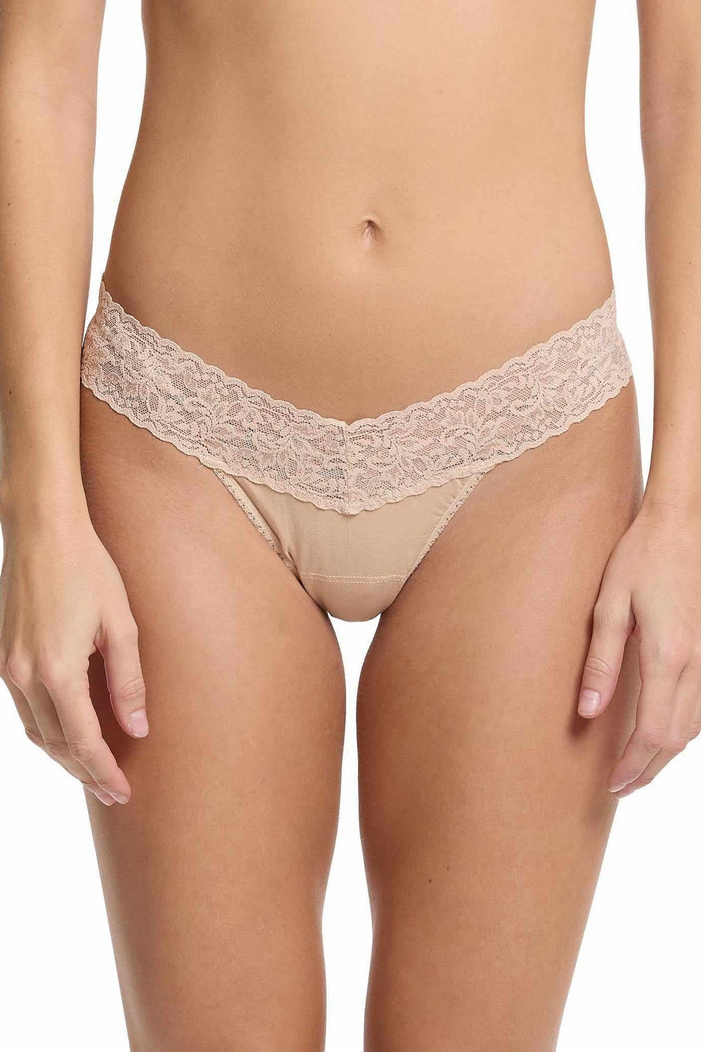 Хлопковые трусики стринг 891581 Cotton chai