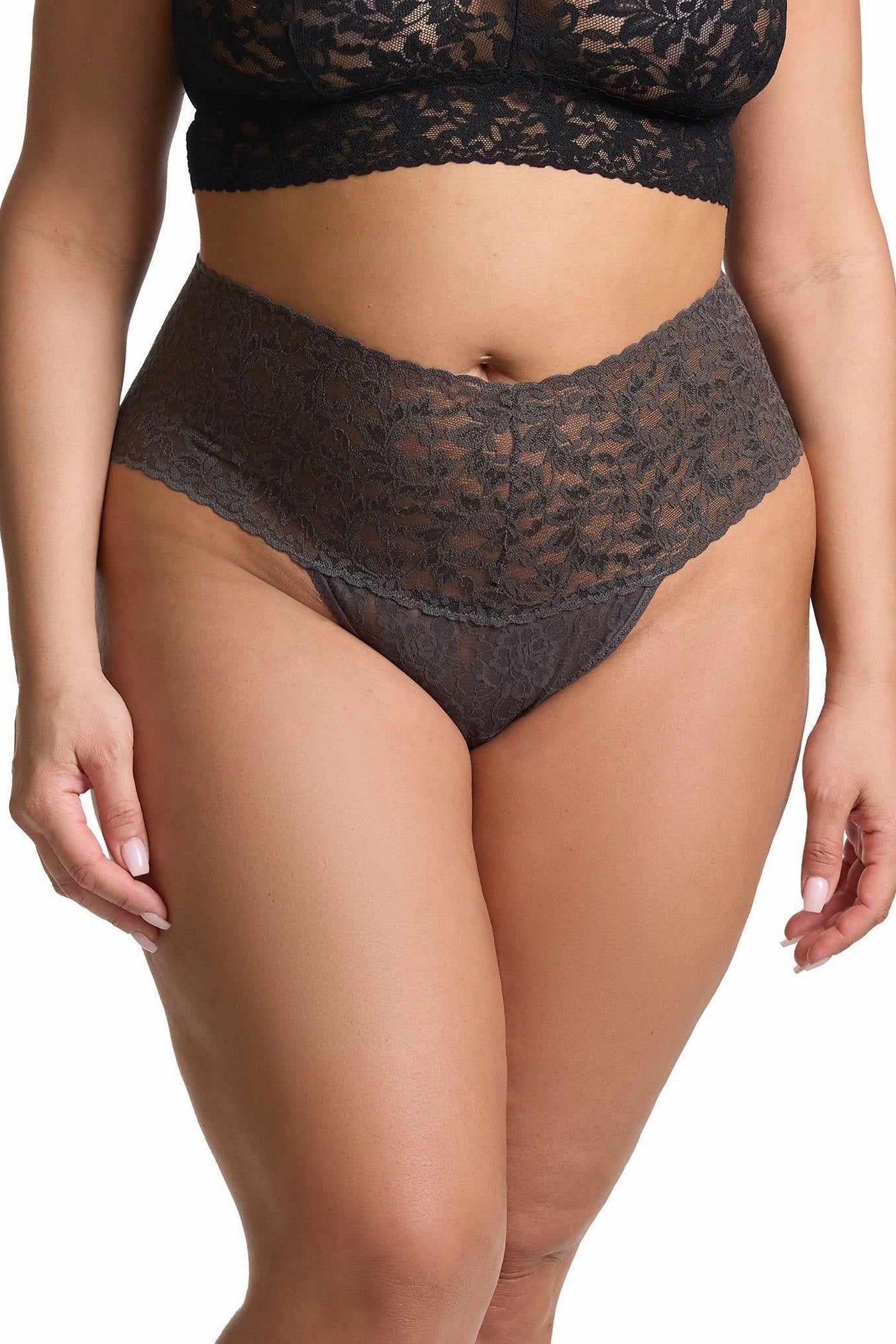 Высокие трусики стринг 9K1926P Retro Collections granite