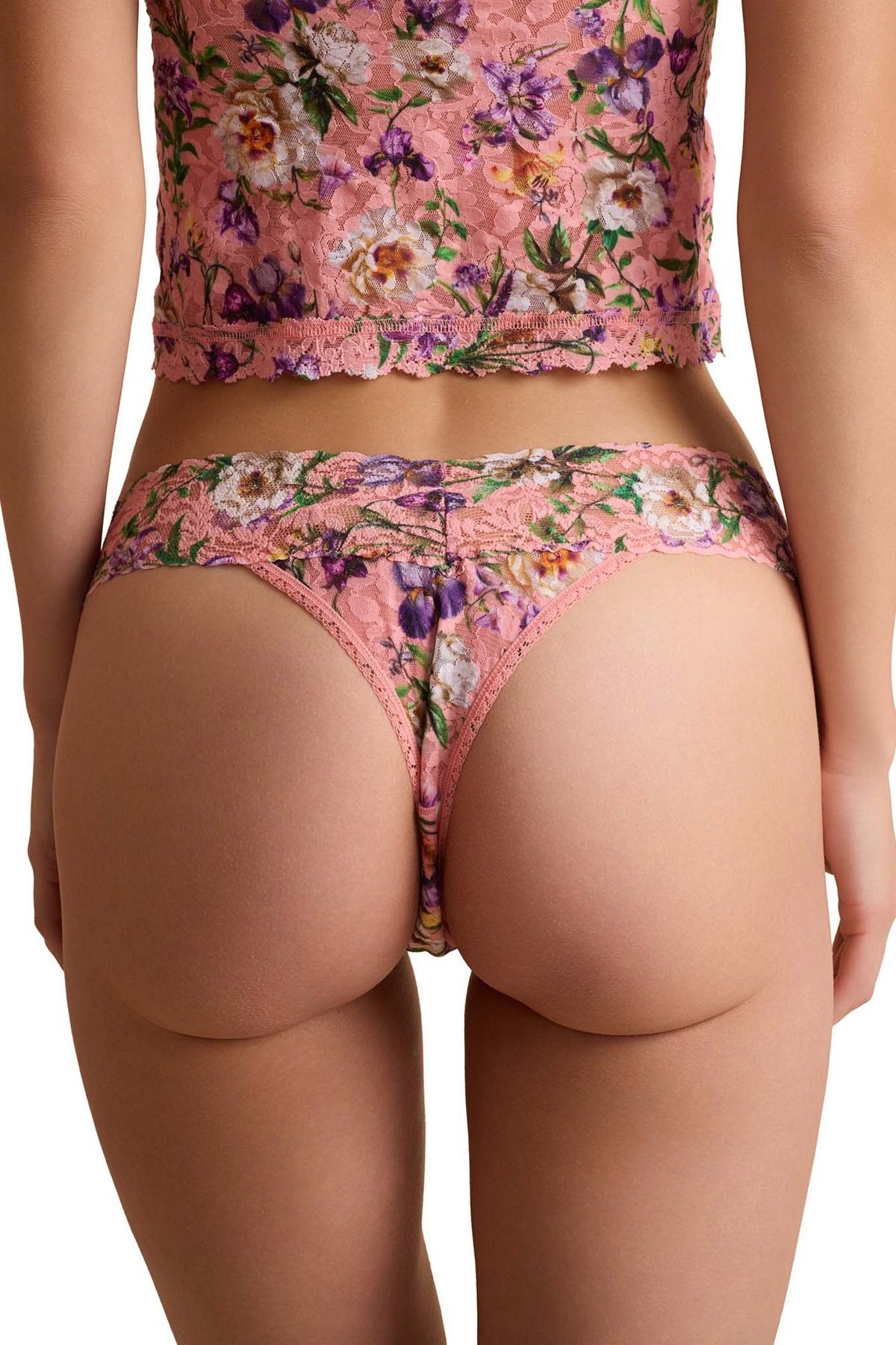 Мереживні трусики стрінги PR4811 fawning flora Hanky Panky вигляд ззаду
