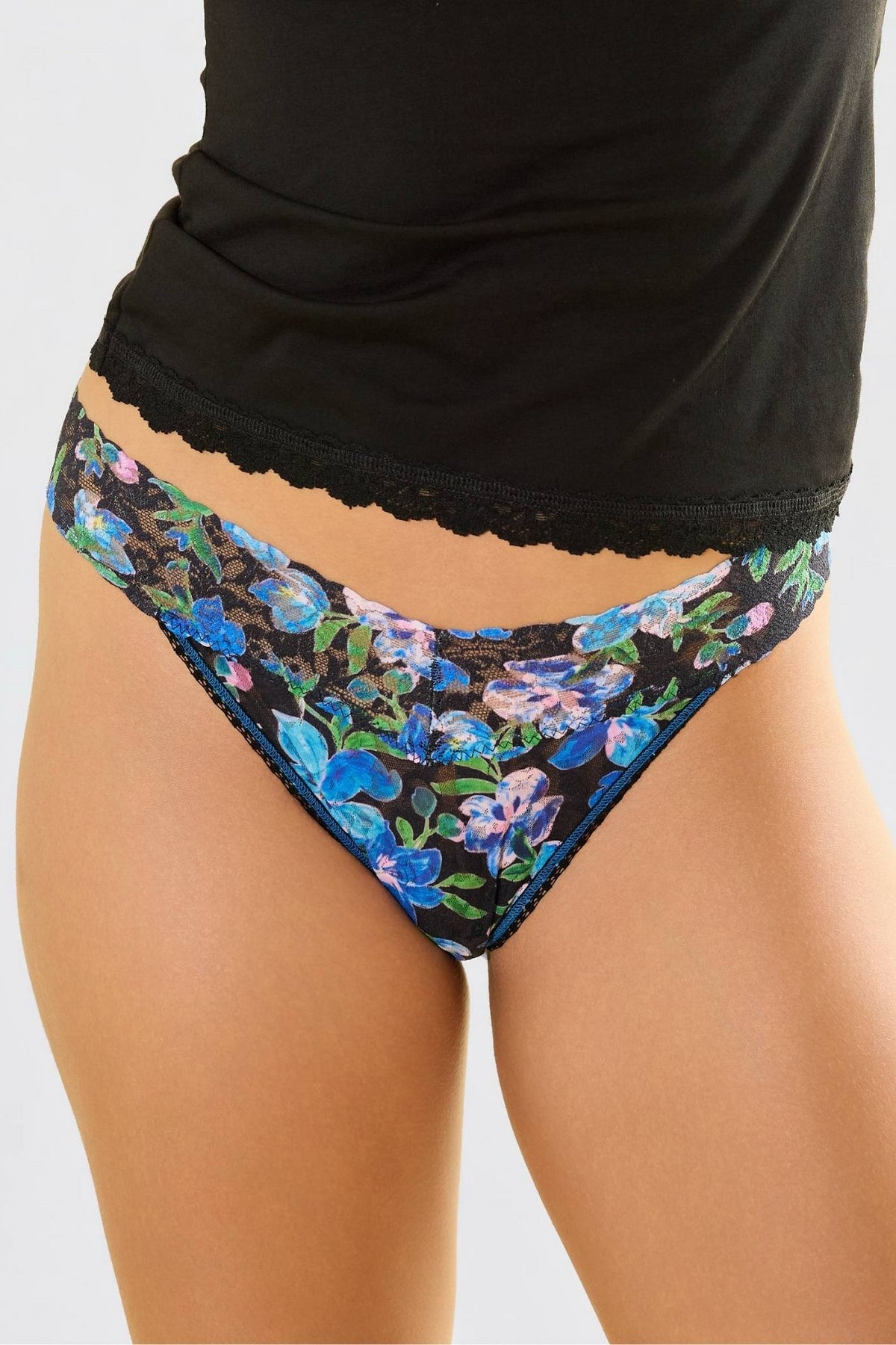 Мереживні трусики стрінги PR4811 ocean blooms Hanky Panky
