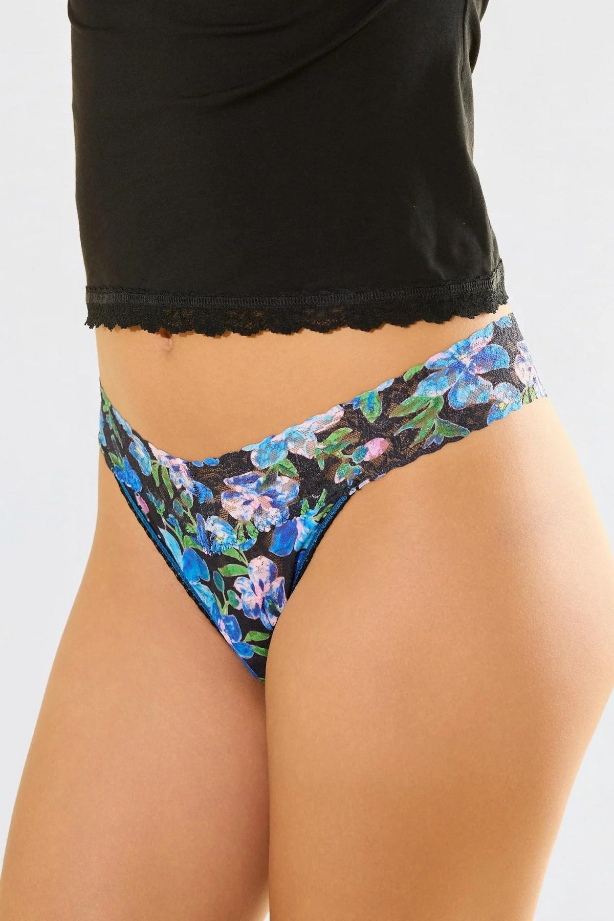 Мереживні трусики стрінги PR4811 ocean blooms Hanky Panky вигляд збоку