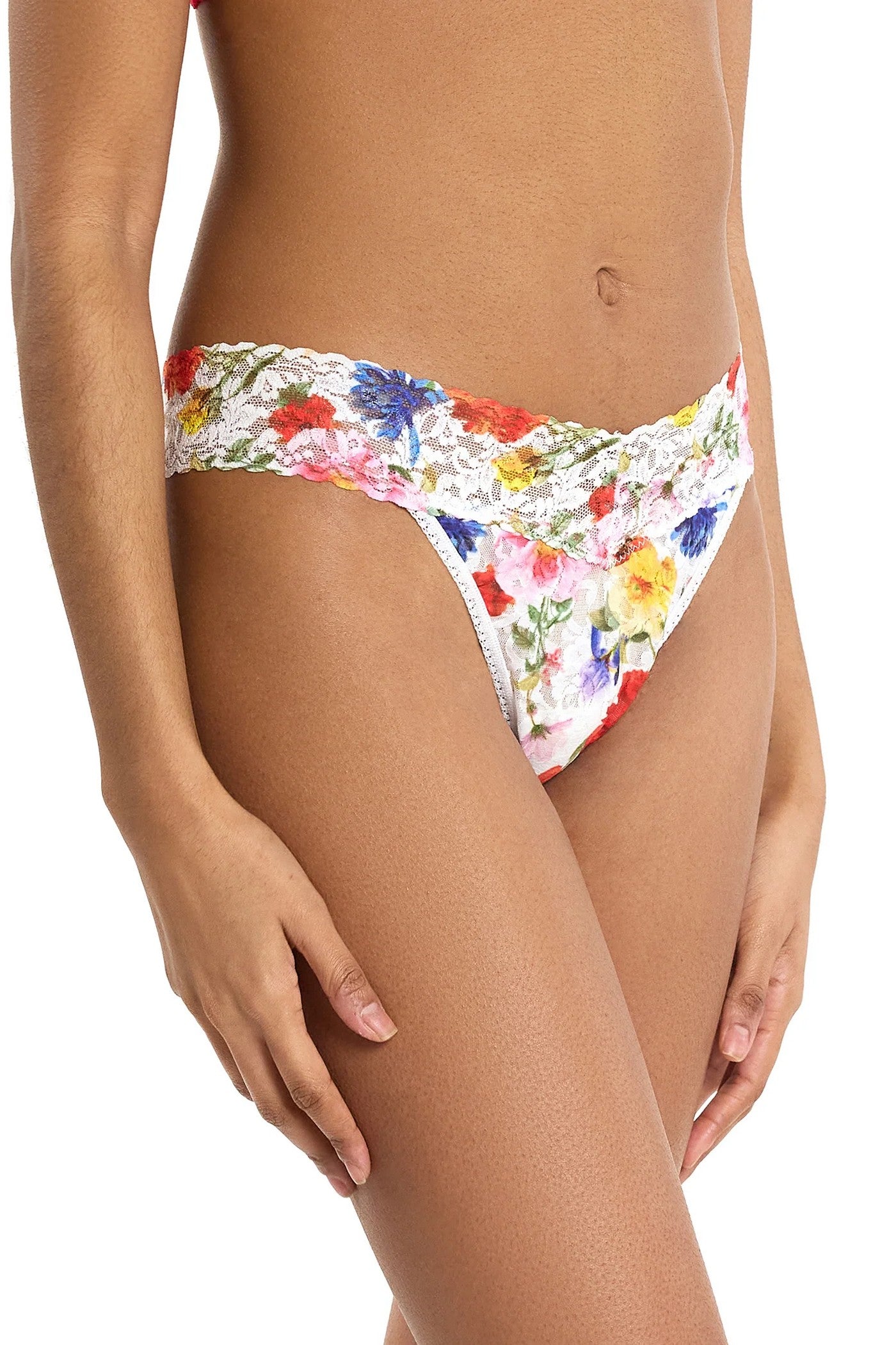 Кружевные трусики стринг PR4811P meadow mix