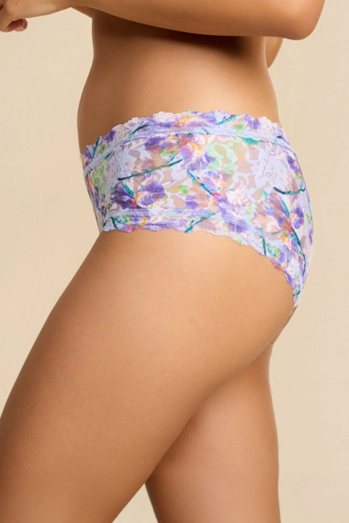 Мереживні шортики PR4812 pleinair blue Hanky Panky вигляд збоку