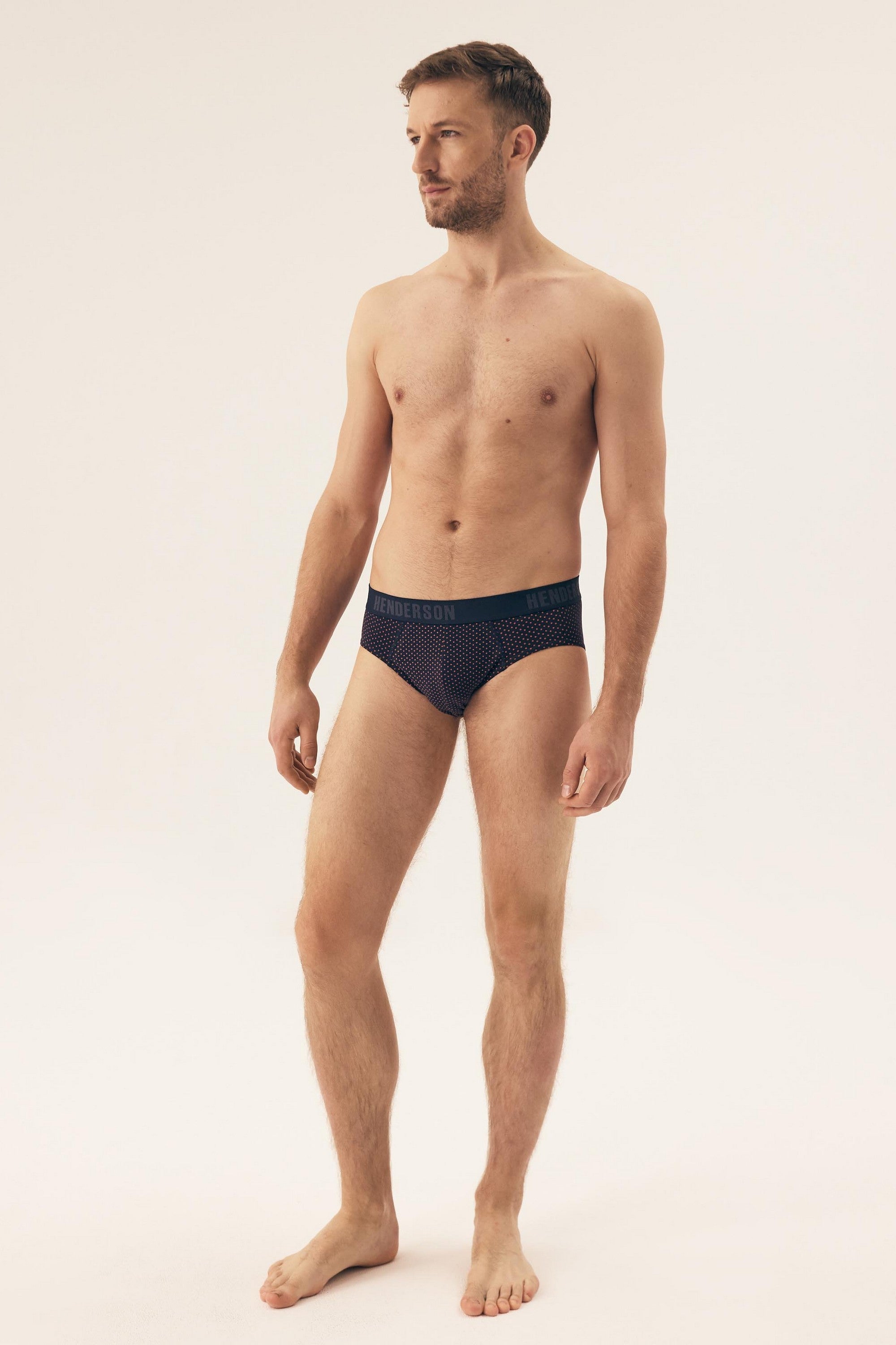 Мужские трусы слип 43187 Ozone red dots