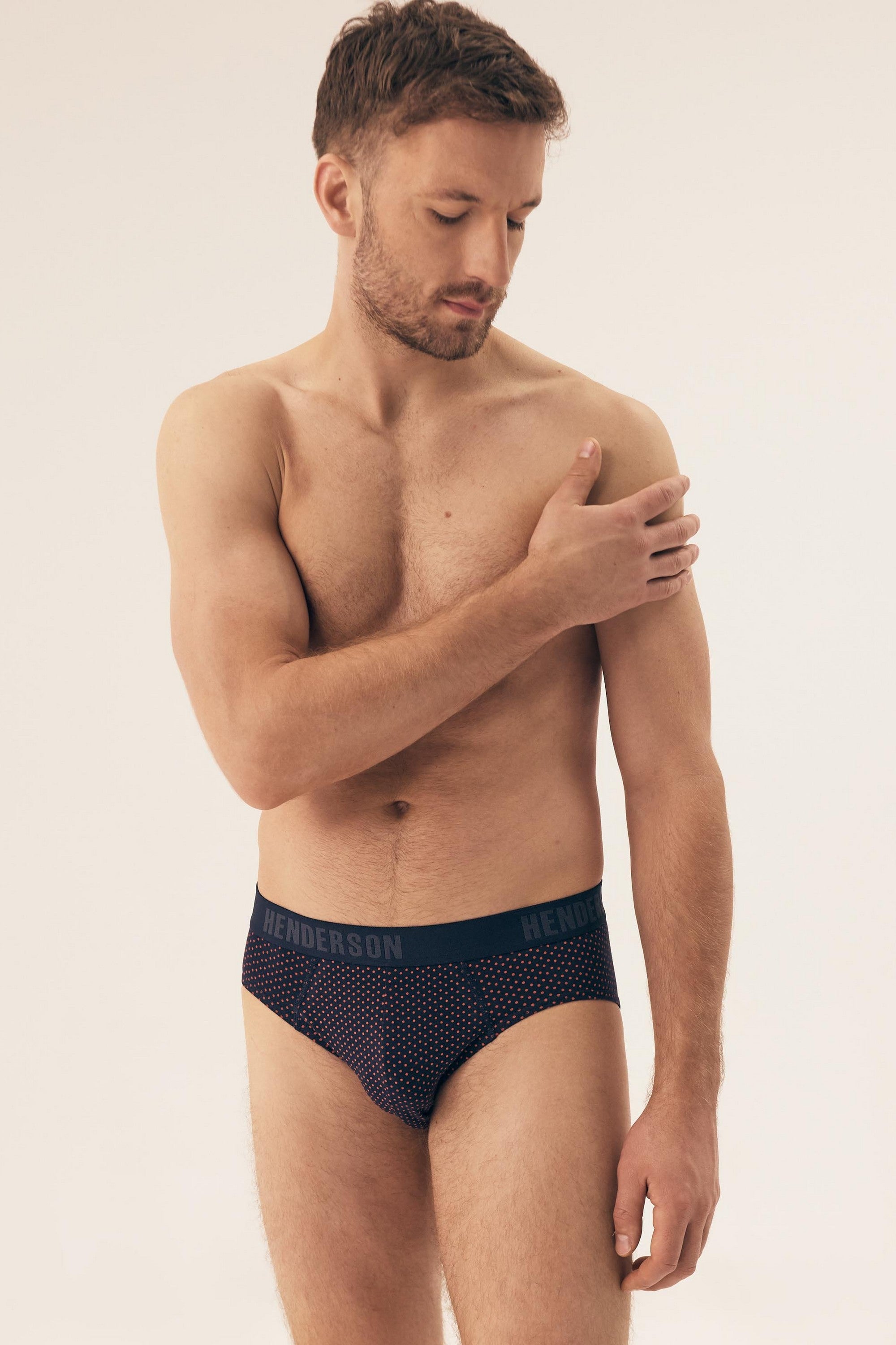 Мужские трусы слип 43187 Ozone red dots