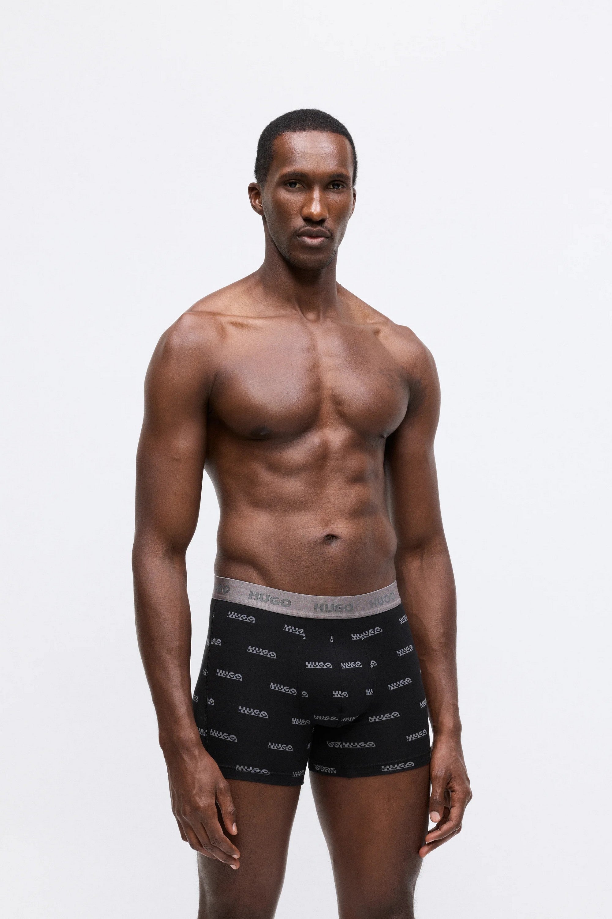 Чоловічі труси шорти 784588723 (3 шт.) black/gray Hugo Boss