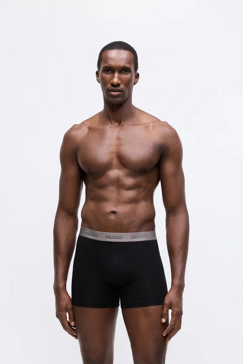 Чоловічі труси шорти 784588723 (3 шт.) black/gray Hugo Boss
