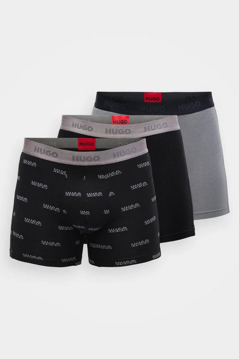 Чоловічі труси шорти 784588723 (3 шт.) black/gray Hugo Boss