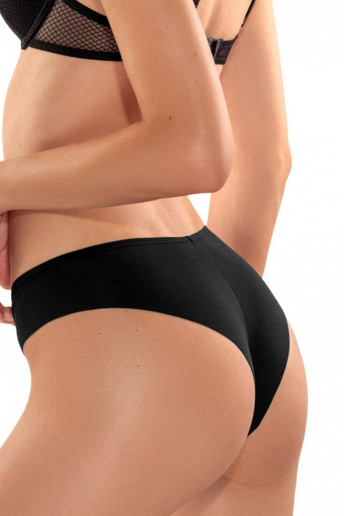 Бесшовные трусики бразилиана 2239/32 Liwia black