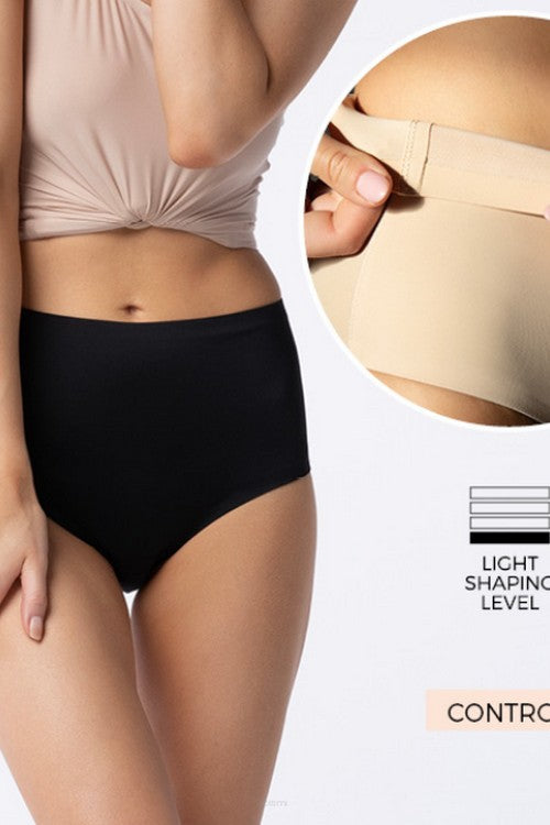 Высокие трусики слип Amber Maxi black