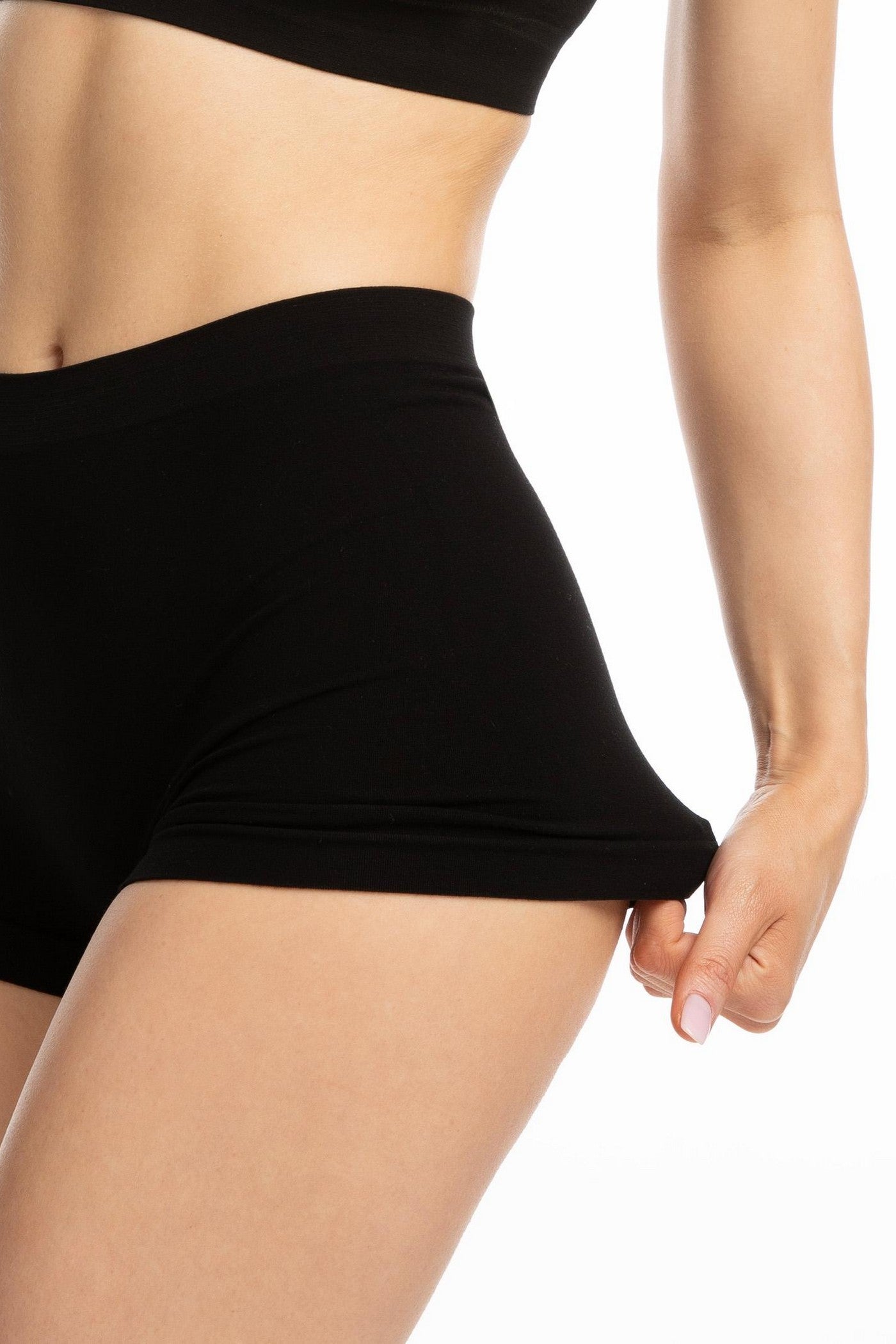 Шортики из бамбука Bamboo boyshort black
