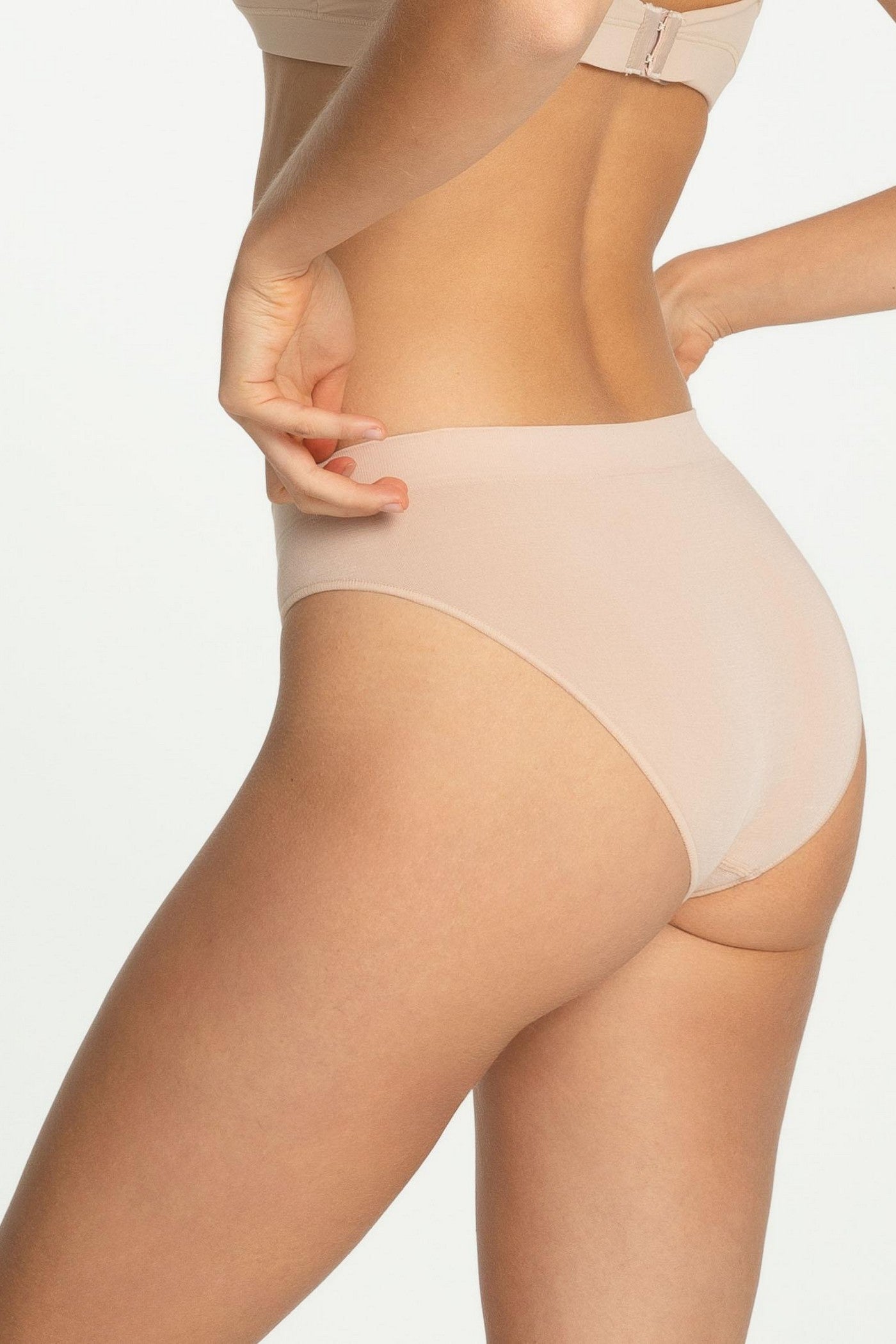 Трусики слип из бамбука Bamboo Classic beige