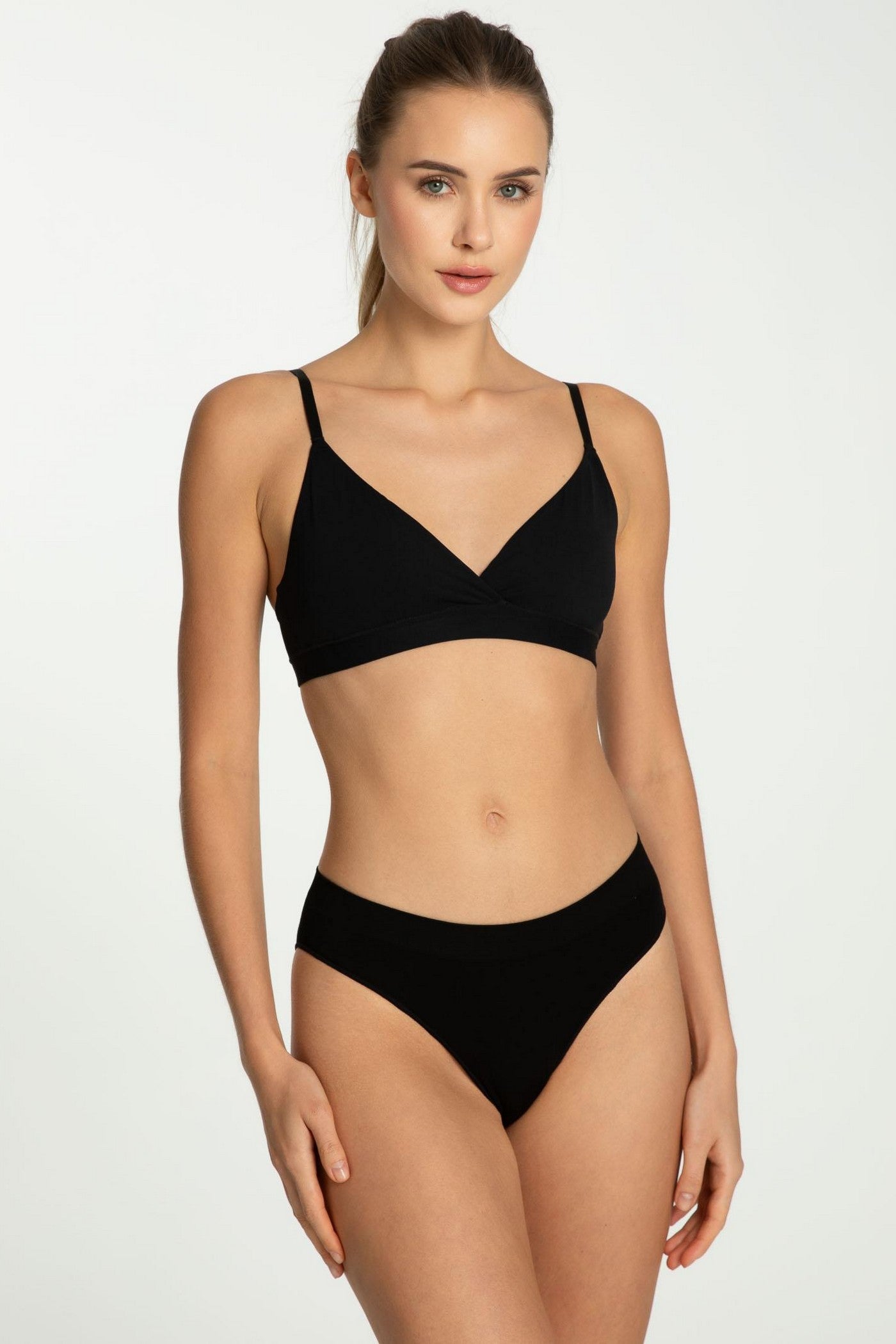 Трусики слип из бамбука Bamboo Classic black