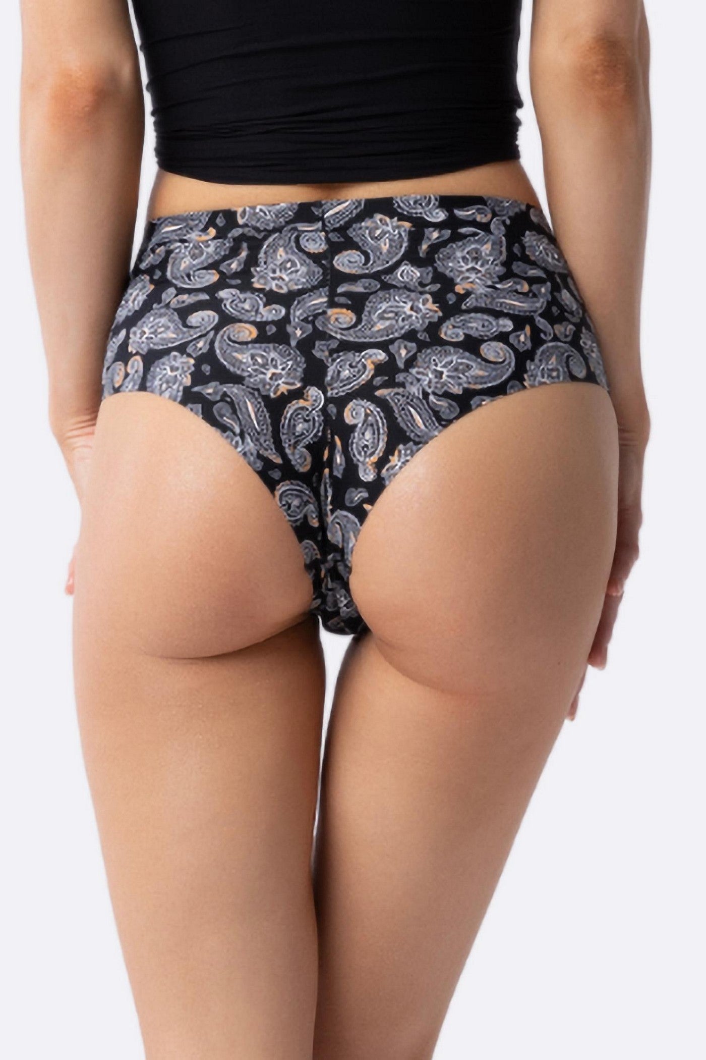 Бесшовные трусики бразилиана Simple Brasil Maxi Paisley