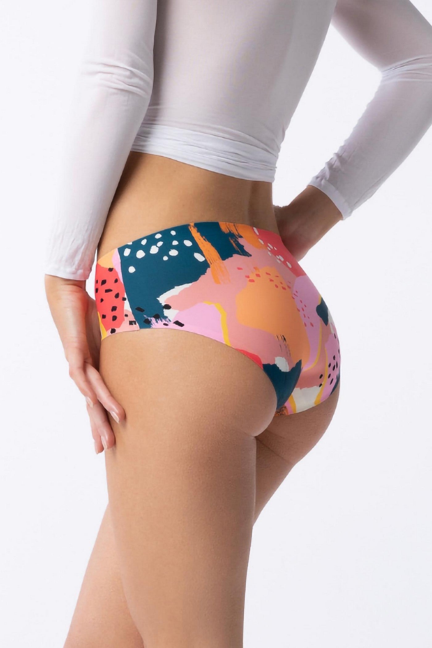 Безшовні трусики сліпи Simple Classic Tutti frutti