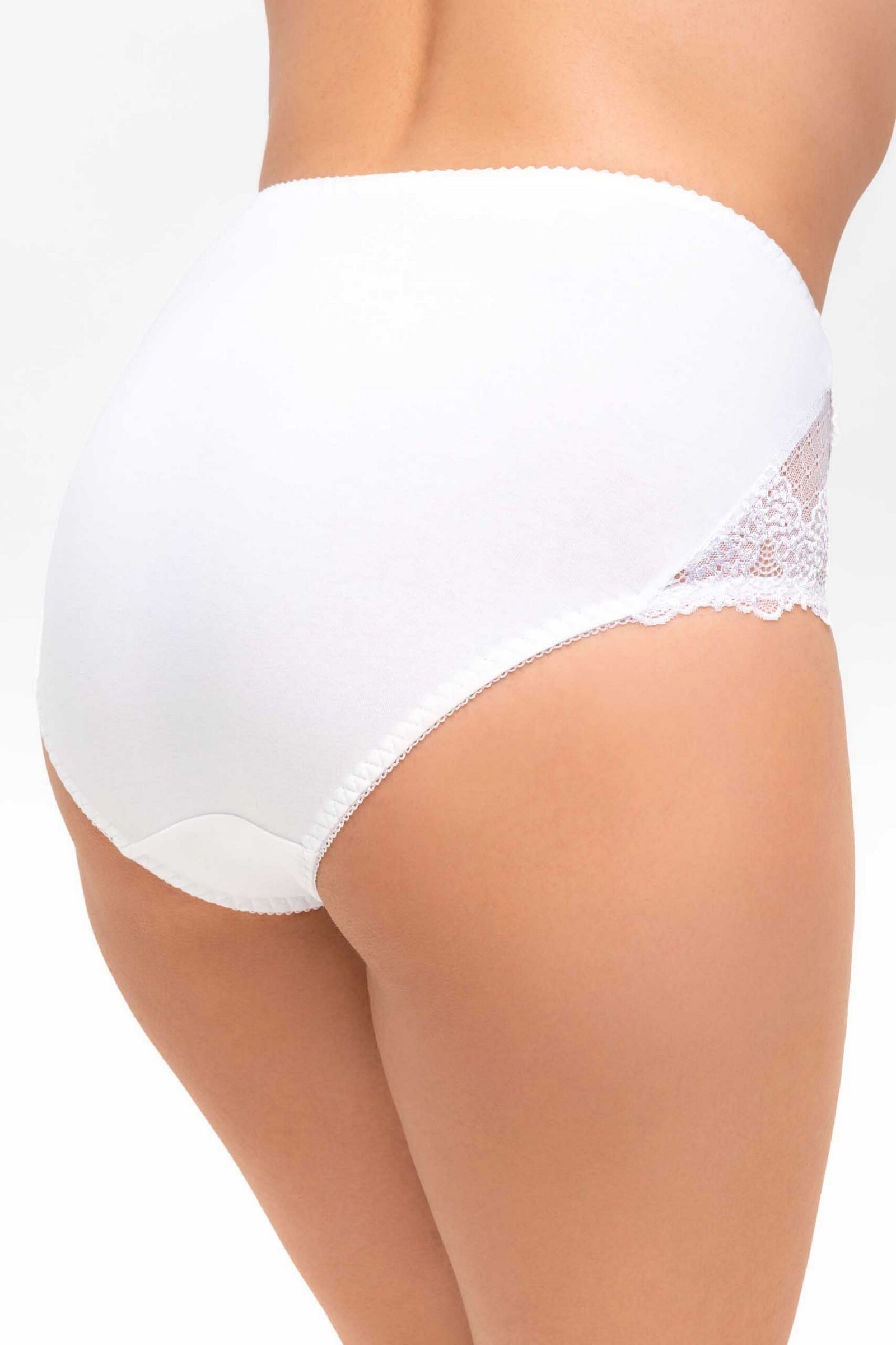 Хлопковые трусики слип 6382.1-22 white