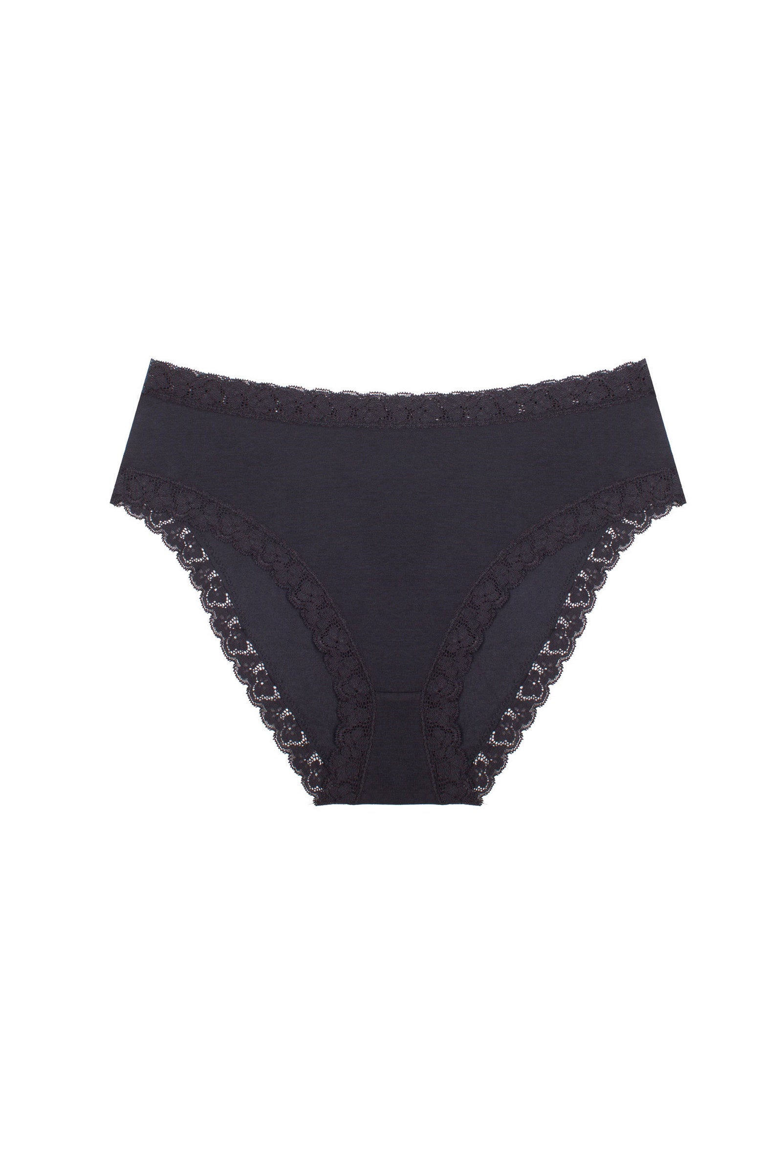 Хлопковые трусики слип 6760.1 black