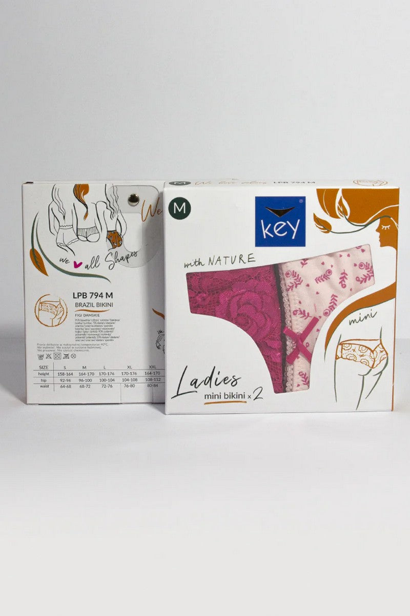 Хлопковые трусики слип LPB 794 A25 (2 шт.)