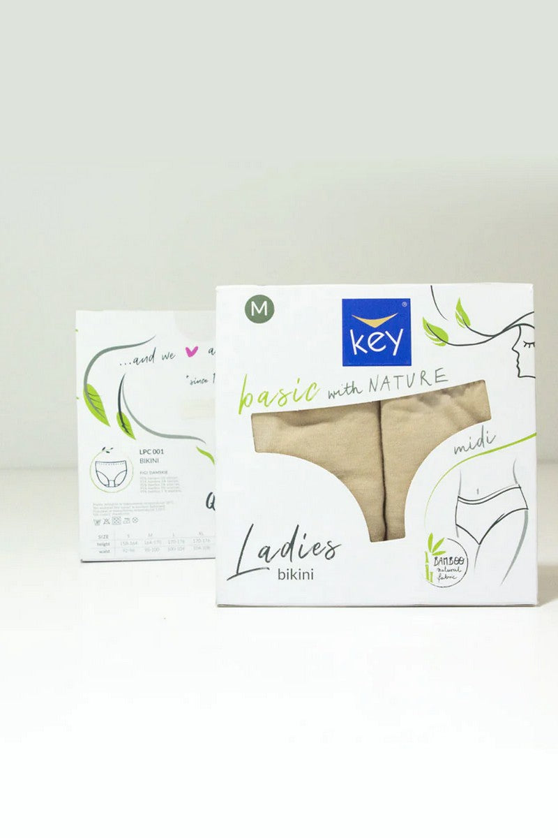 Высокие трусики слип из бамбука LPC 001 (2 шт.) gray