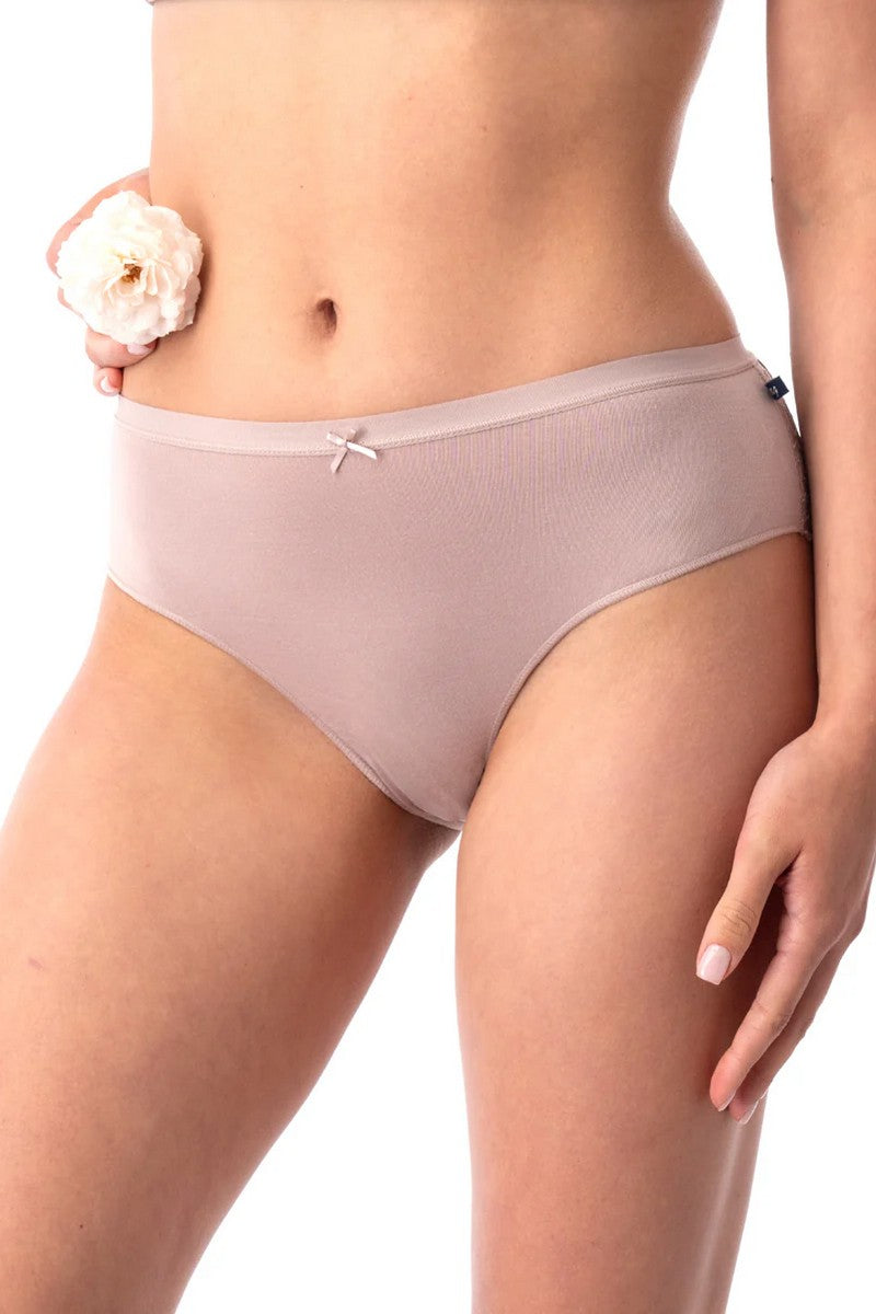 Трусики слип из бамбука LPC 002 beige