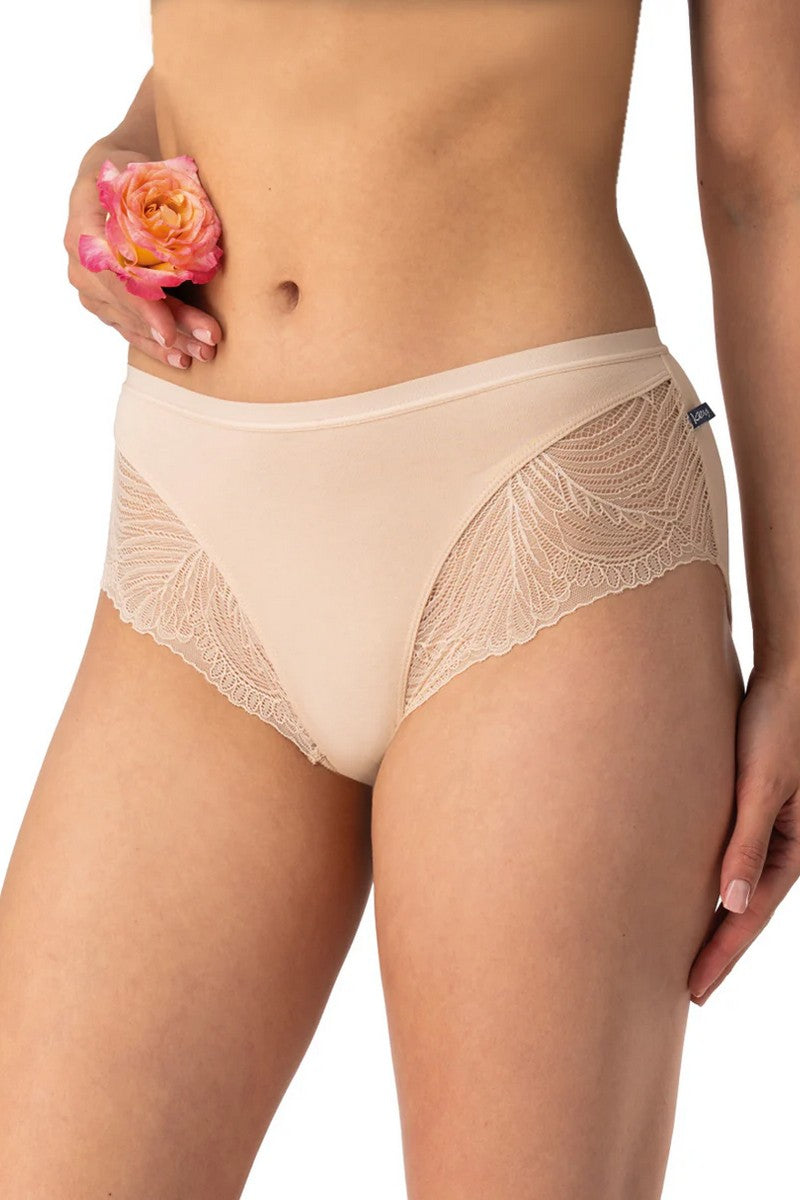 Хлопковые трусики слип LPC 112 (2 шт.) beige