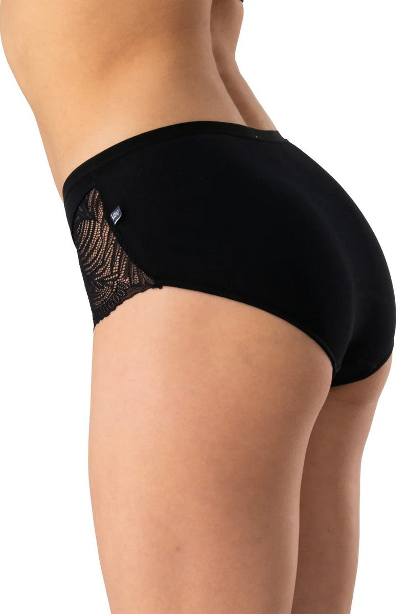 Хлопковые трусики слип LPC 112 (2 шт.) black