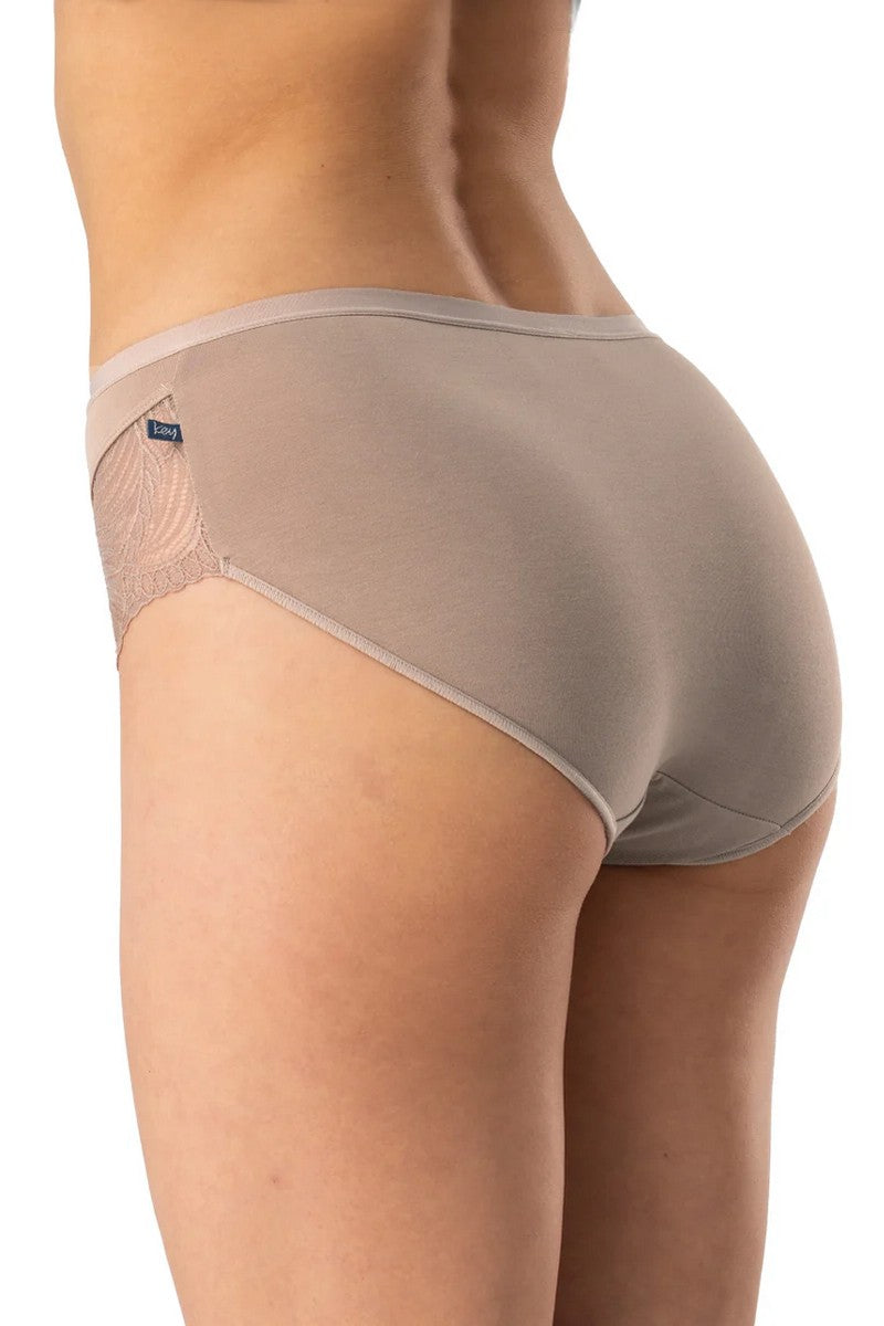 Хлопковые трусики слип LPC 112 (2 шт.) cappucino