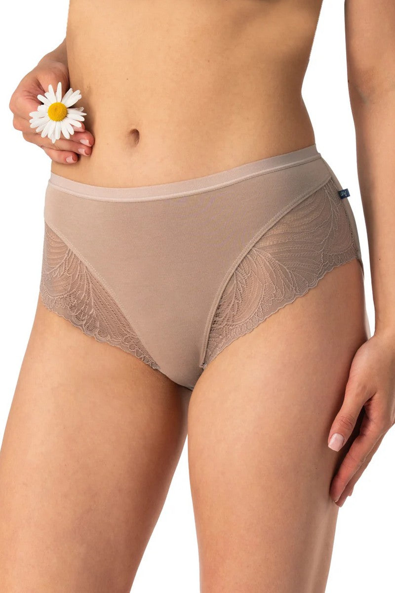 Хлопковые трусики слип LPC 112 (2 шт.) cappucino