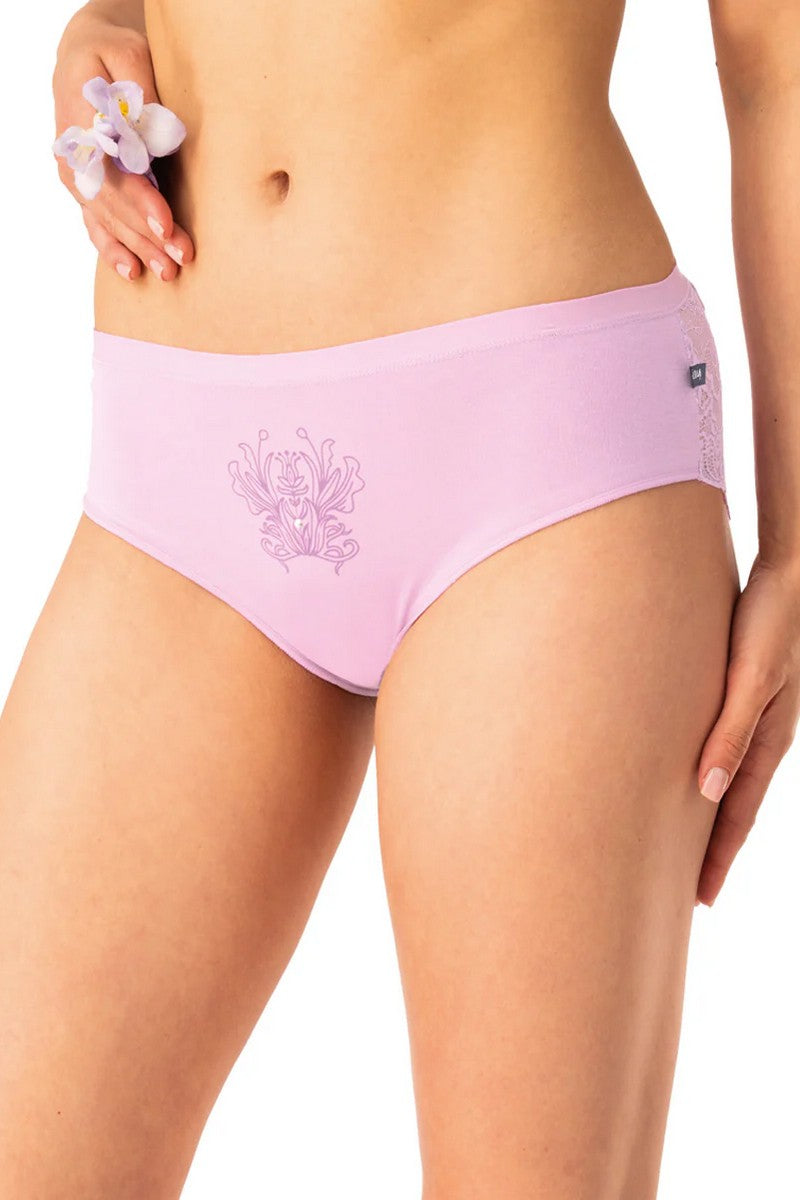 Хлопковые трусики слип LPC 531 (2 шт.) rose