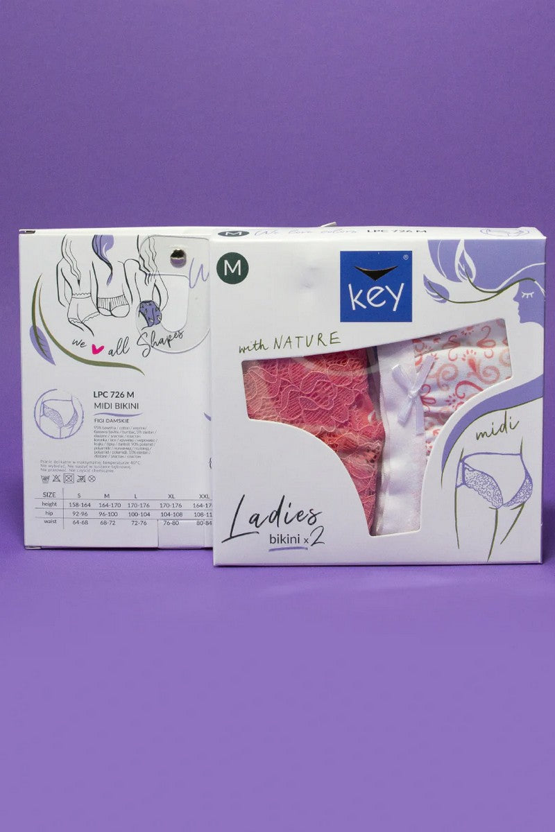 Хлопковые трусики слип LPC 726 A25 (2 шт.)