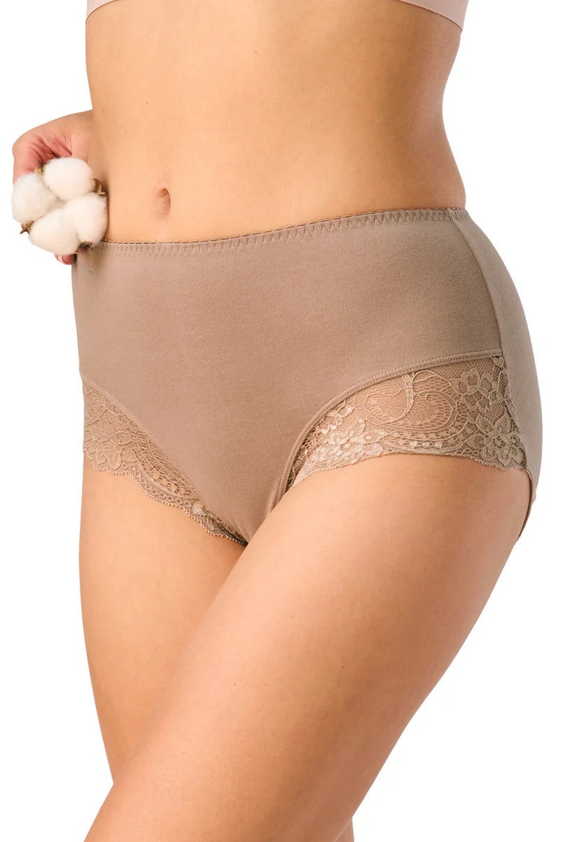 Хлопковые трусики слип LPF 111 (2 шт.) brown