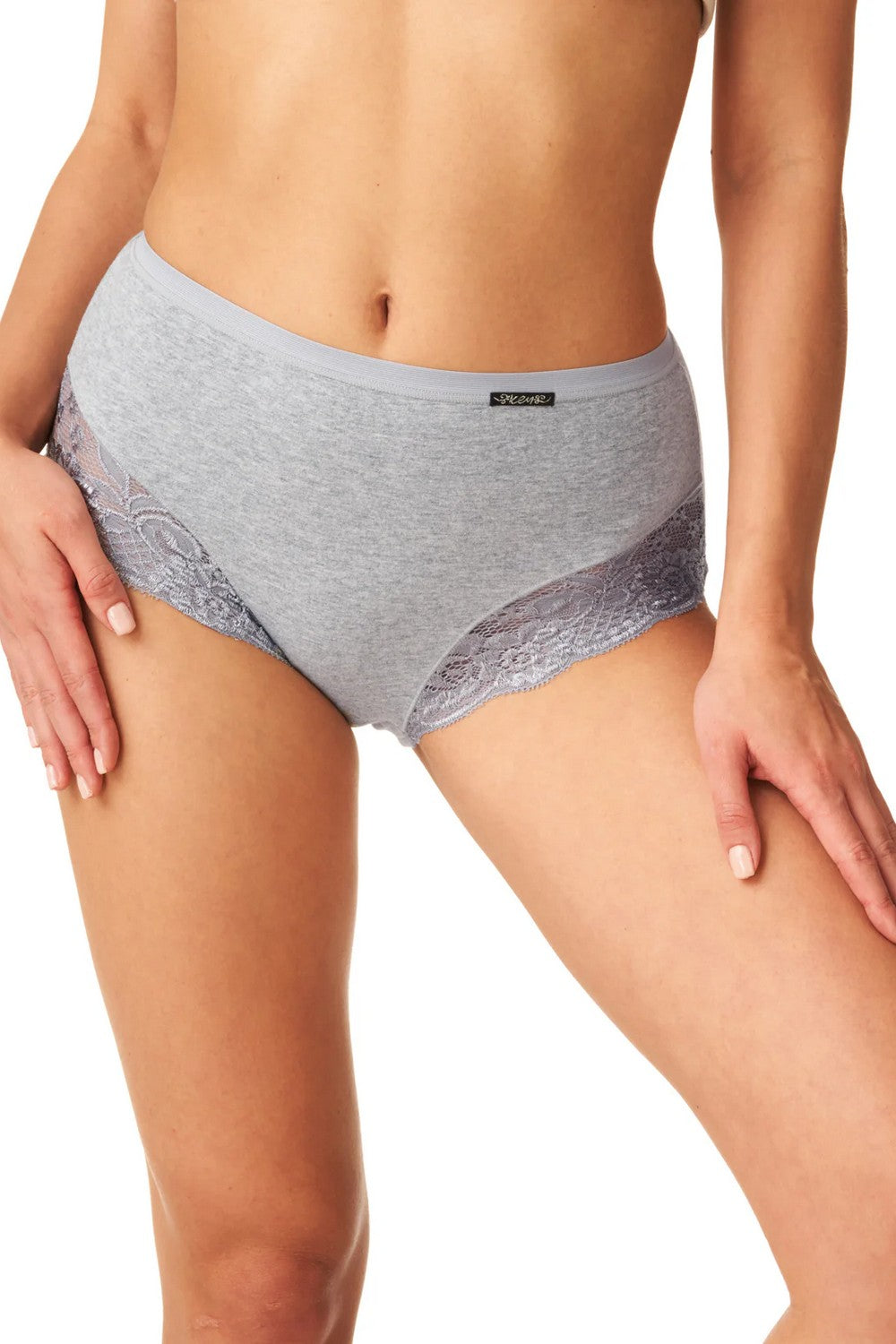 Хлопковые трусики с термоэффектом LPF 729 (2 шт.) light gray