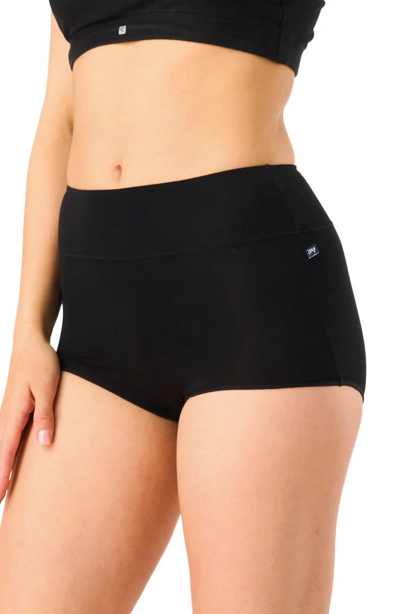 Высокие трусики слип LPM 001 black