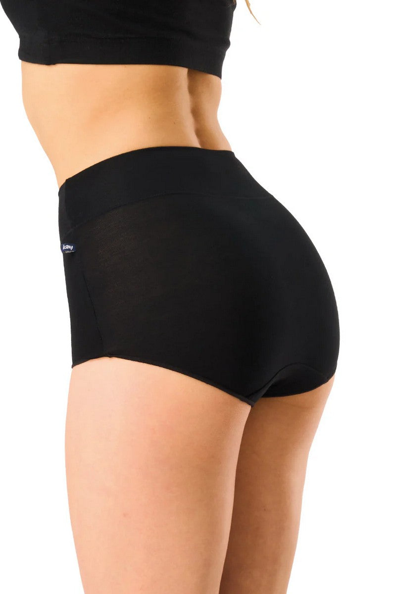 Высокие трусики слип LPM 001 black