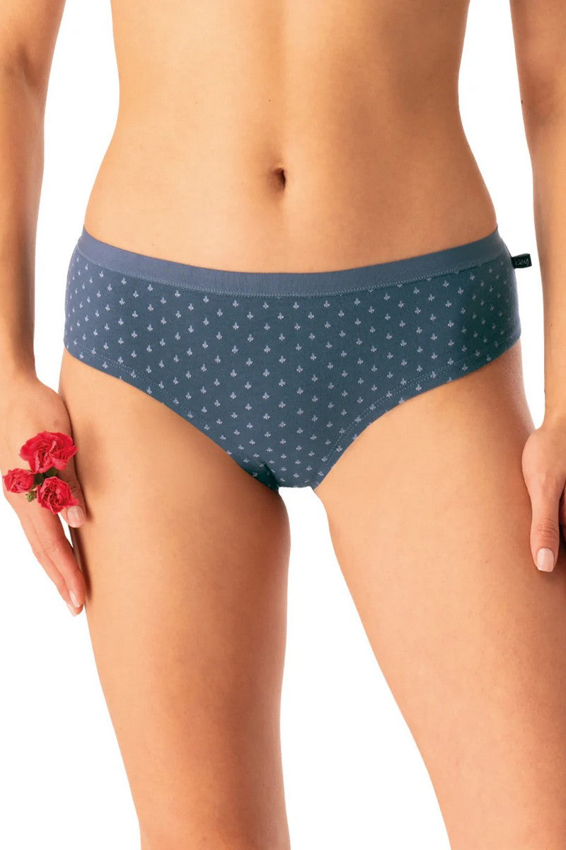 Хлопковые трусики слип LPN 523 (2 шт.) blue