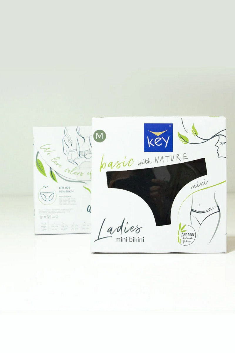 Бамбуковые трусики слип LPR 001 (2 шт.) gray