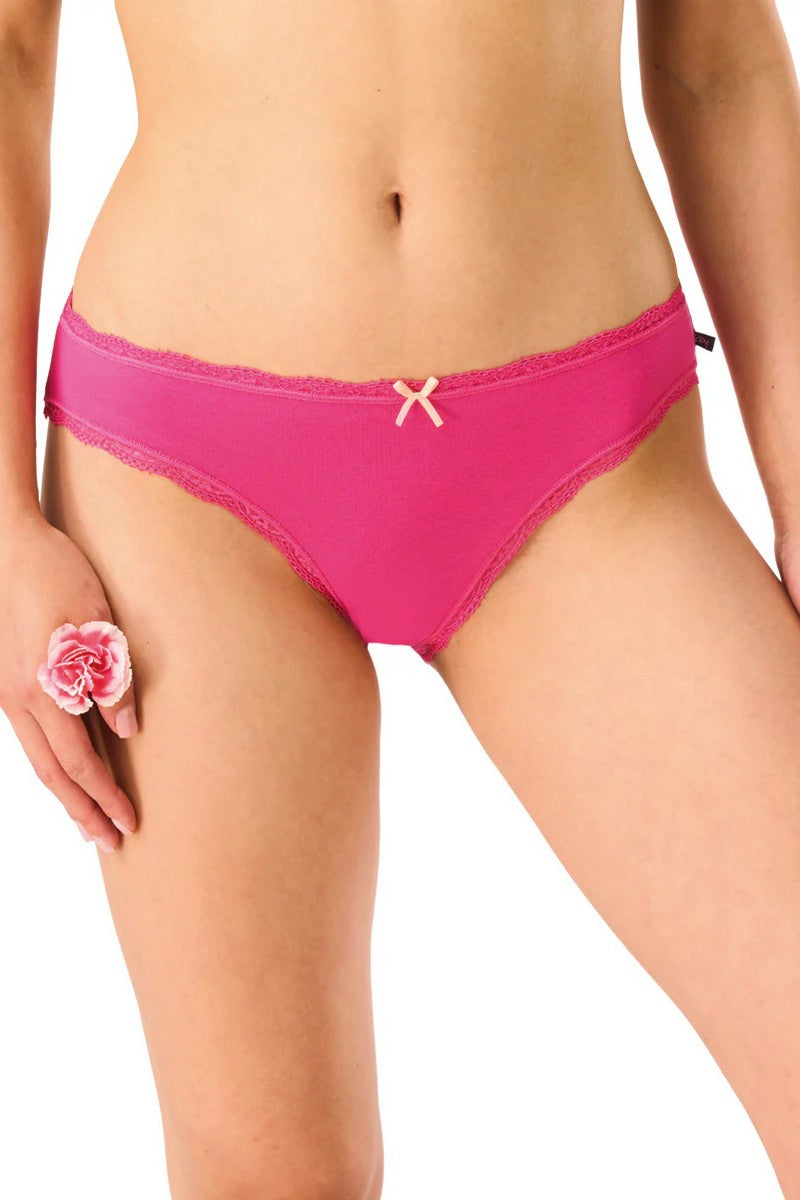 Хлопковые трусики слип LPR 500 (2 шт.) pink
