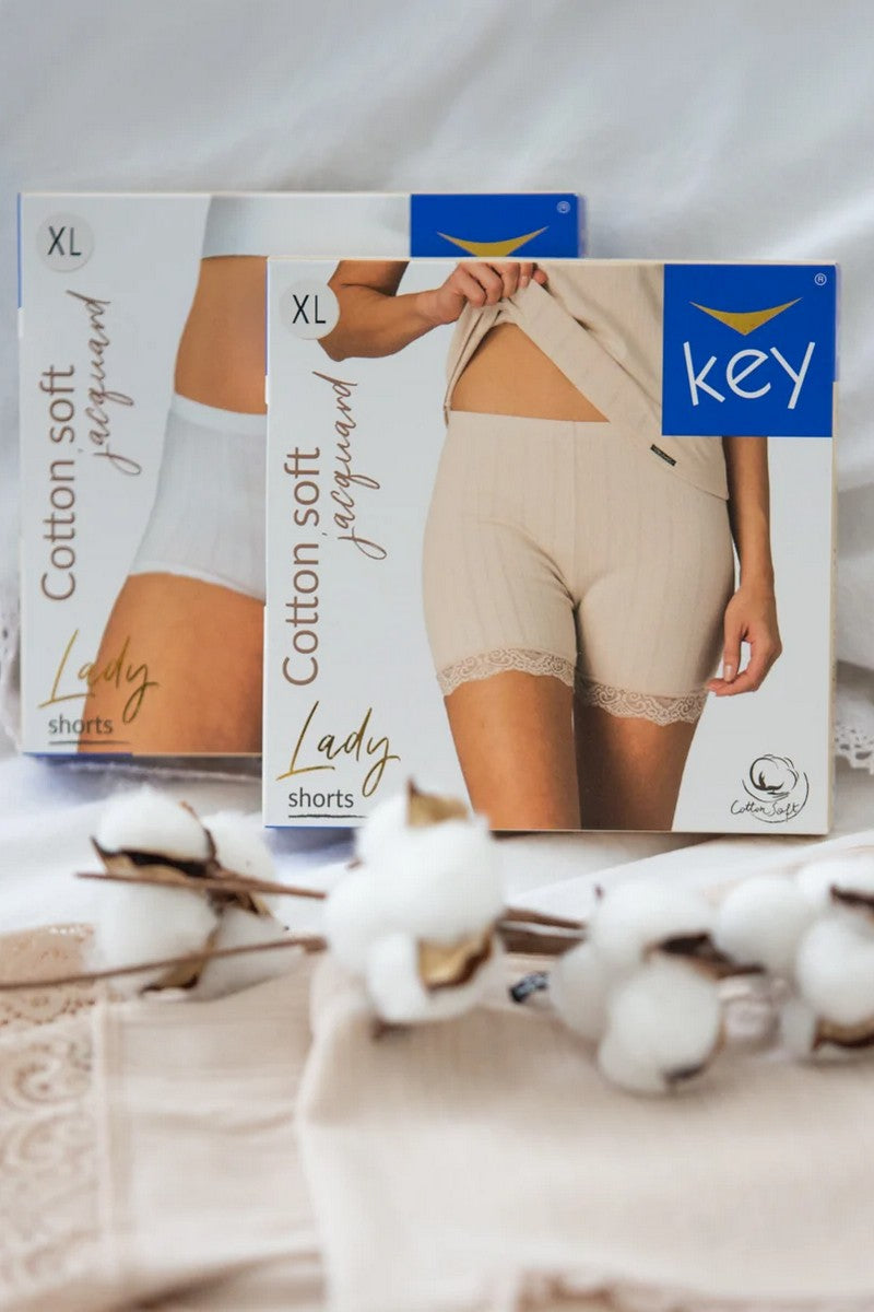 Бавовняні шортики LXU 190 beige Key коробка