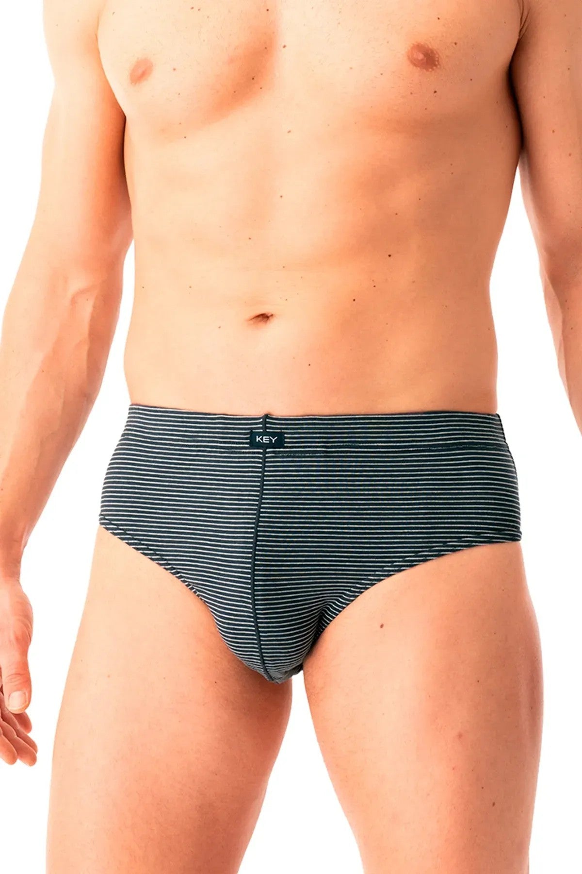 Мужские трусы слип MPP 328 B25 gray/red (2 шт.)