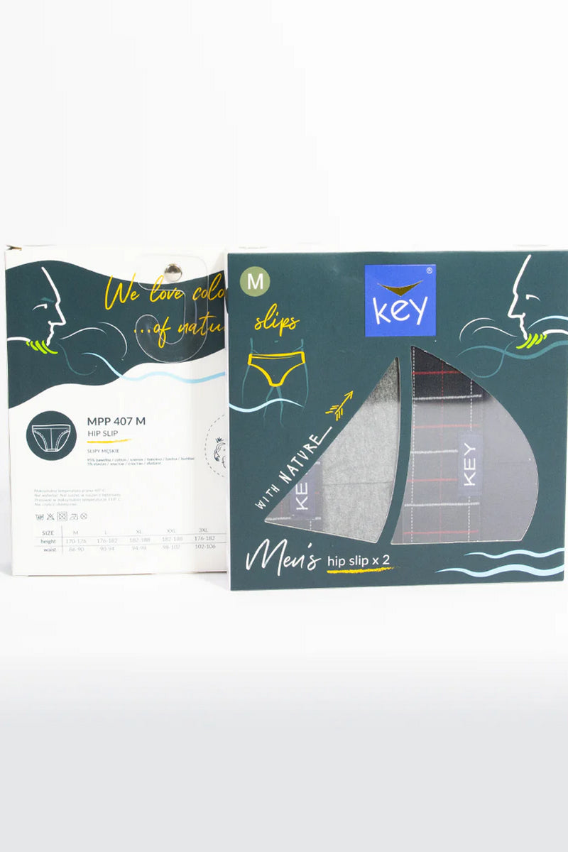Мужские трусы слип MPP 407 A25 (2 шт.)