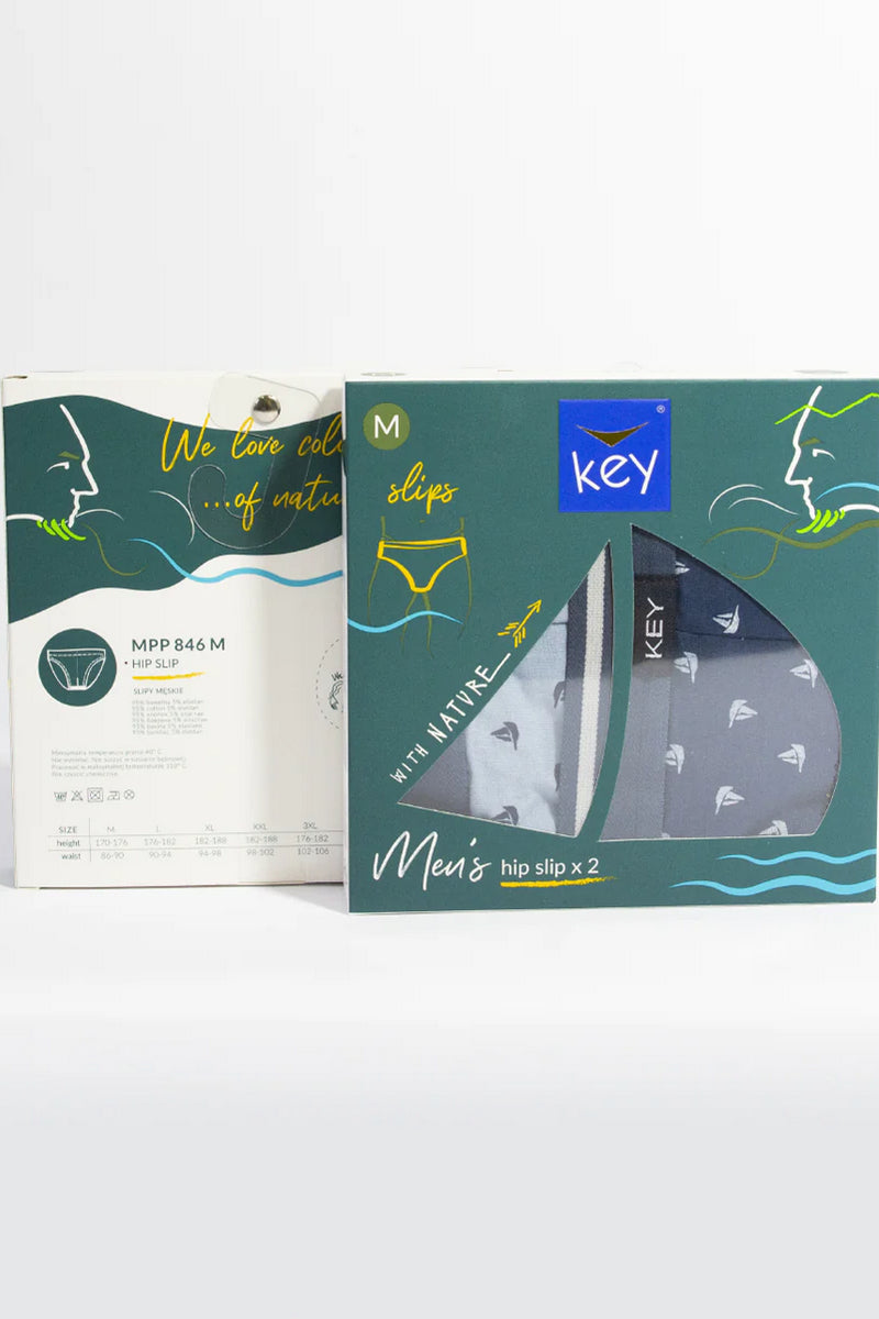 Мужские трусы слип MPP 846 A25 (2 шт.)