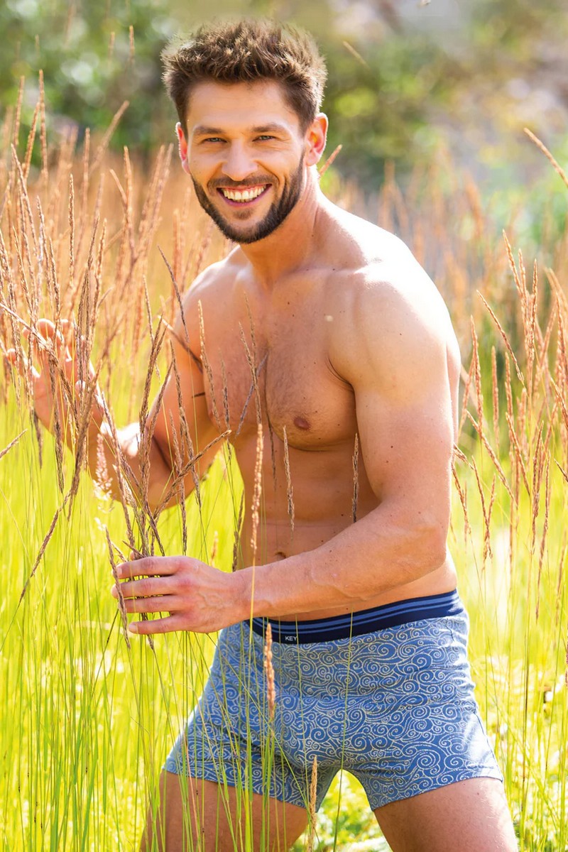 Мужские трусы шорты MXH 748 A25 light blue