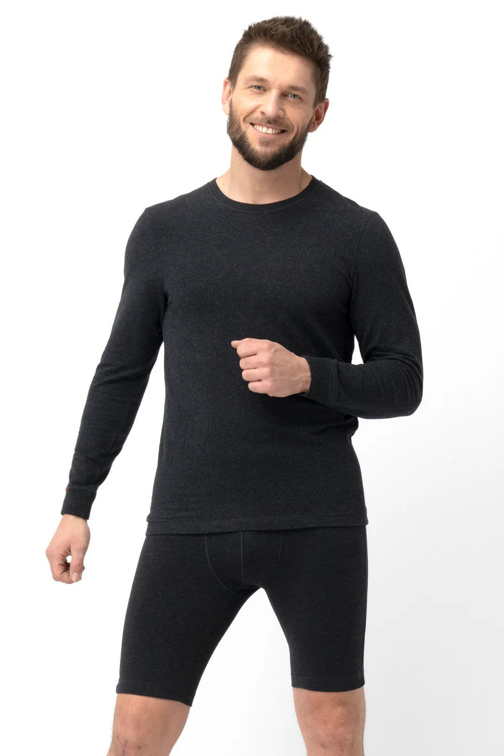 Подовжені чоловічі термошорти MXU 155 gray