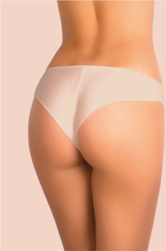 Трусики бразилиана с кружевом 052ML Nasturtium