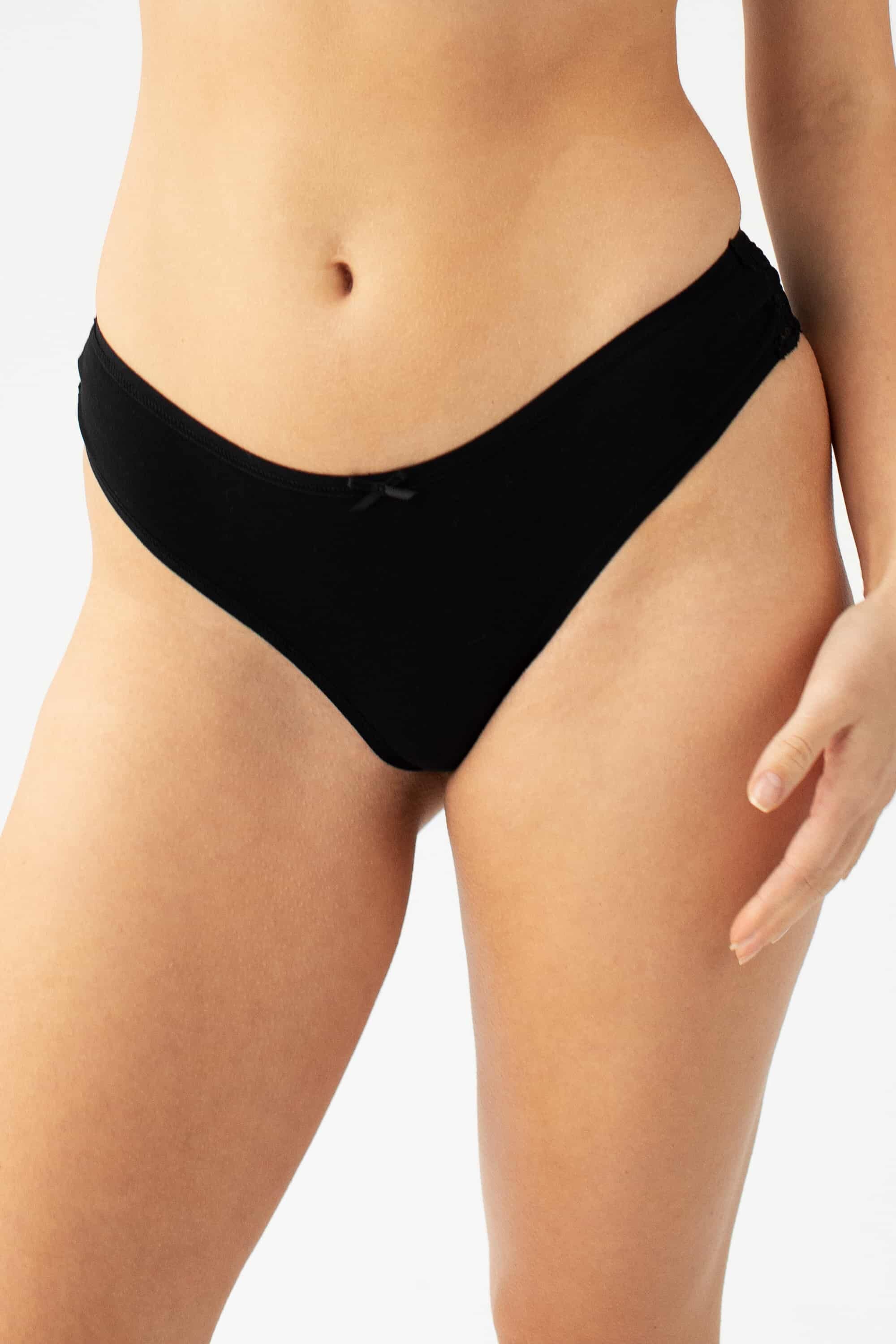 Хлопковые трусики бразилиана 146.02 CL Cotton (2 шт.) black