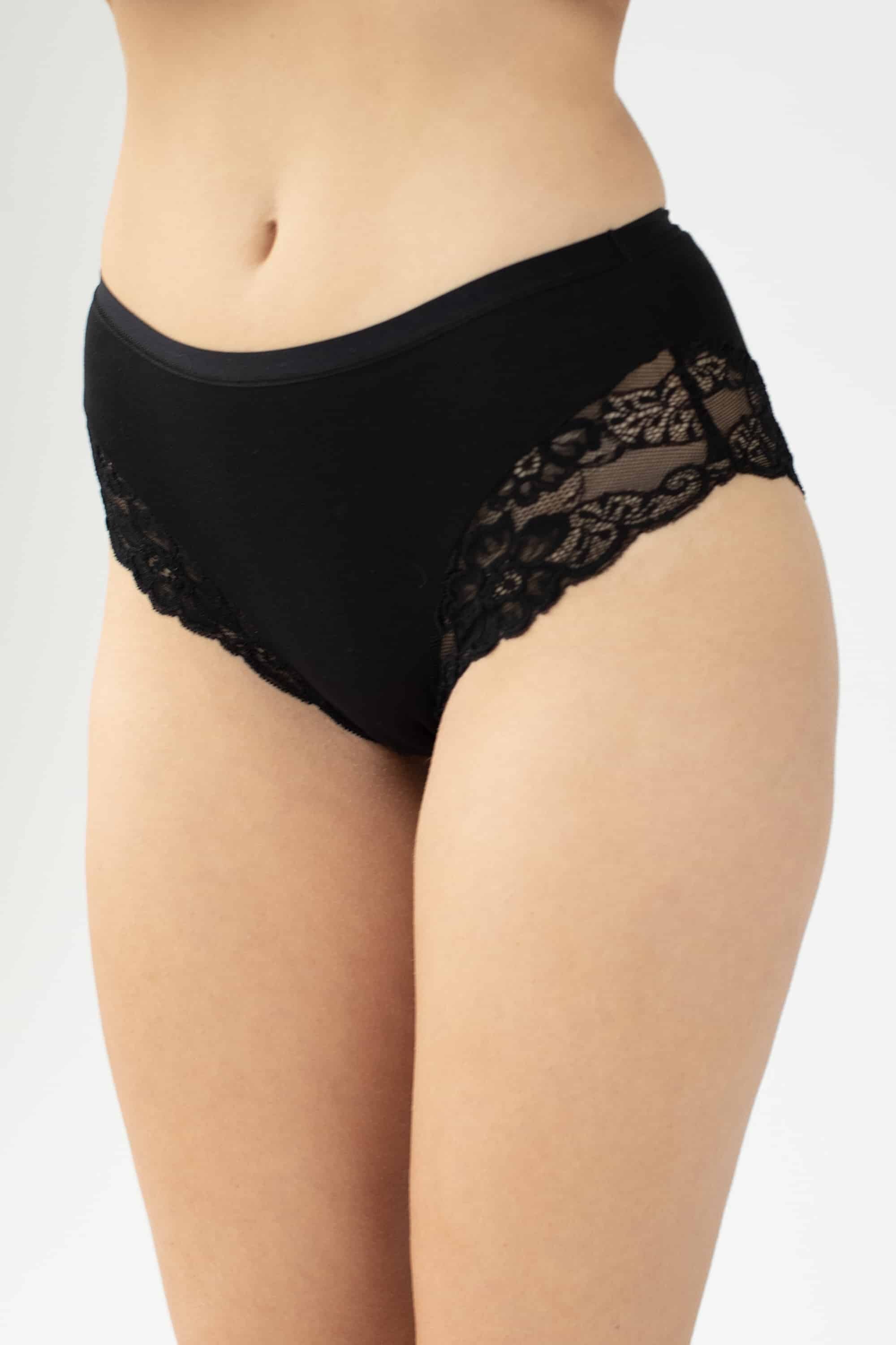 Хлопковые трусики слип 153.01 CL Cotton black