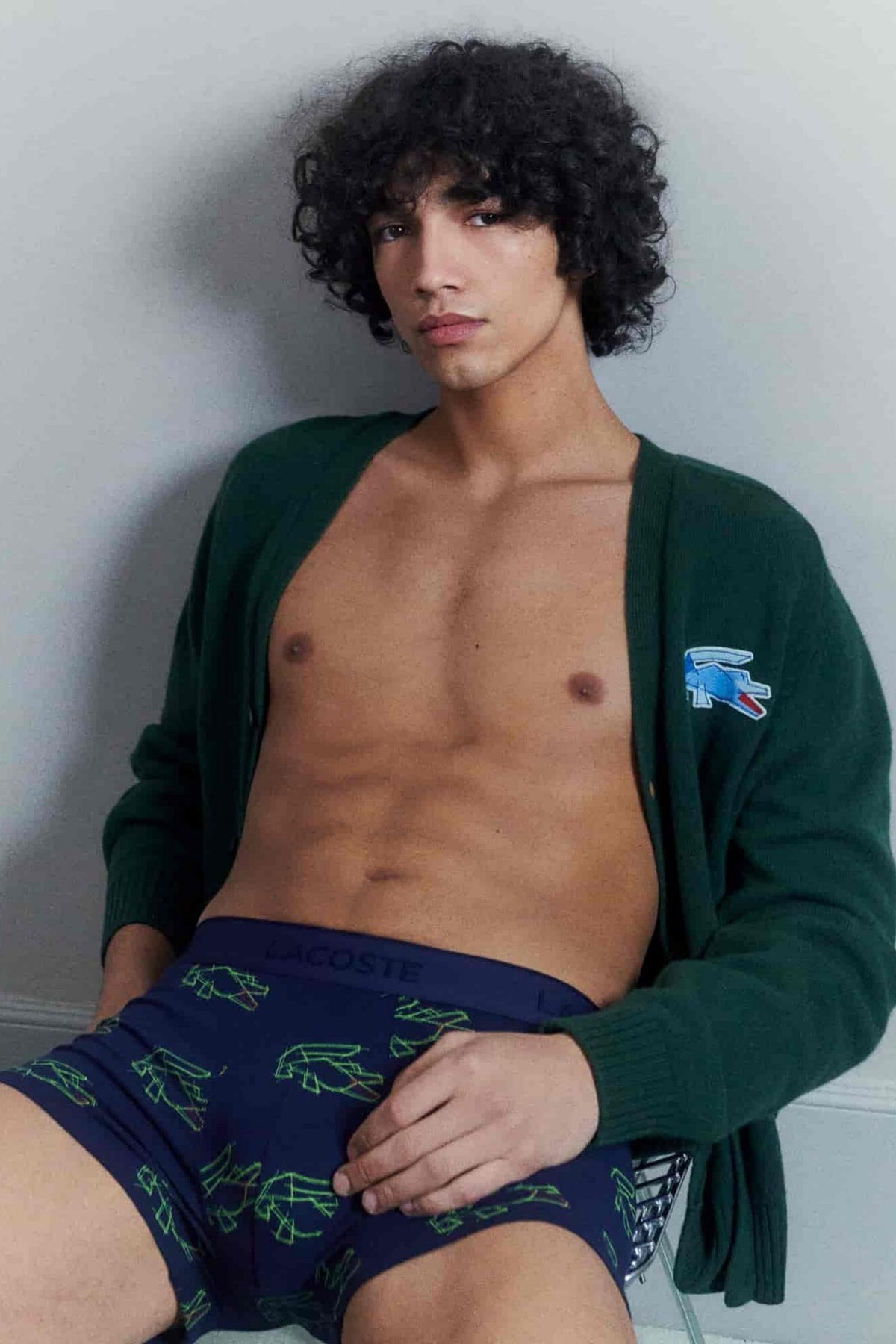 Чоловічі труси транки 996592202 blue Lacoste
