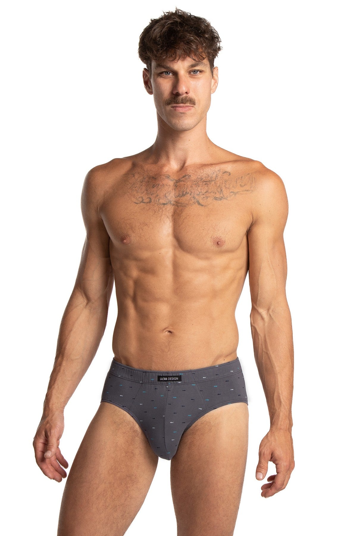 Чоловічі труси сліпи 1075CL blue/gray (2 шт.)