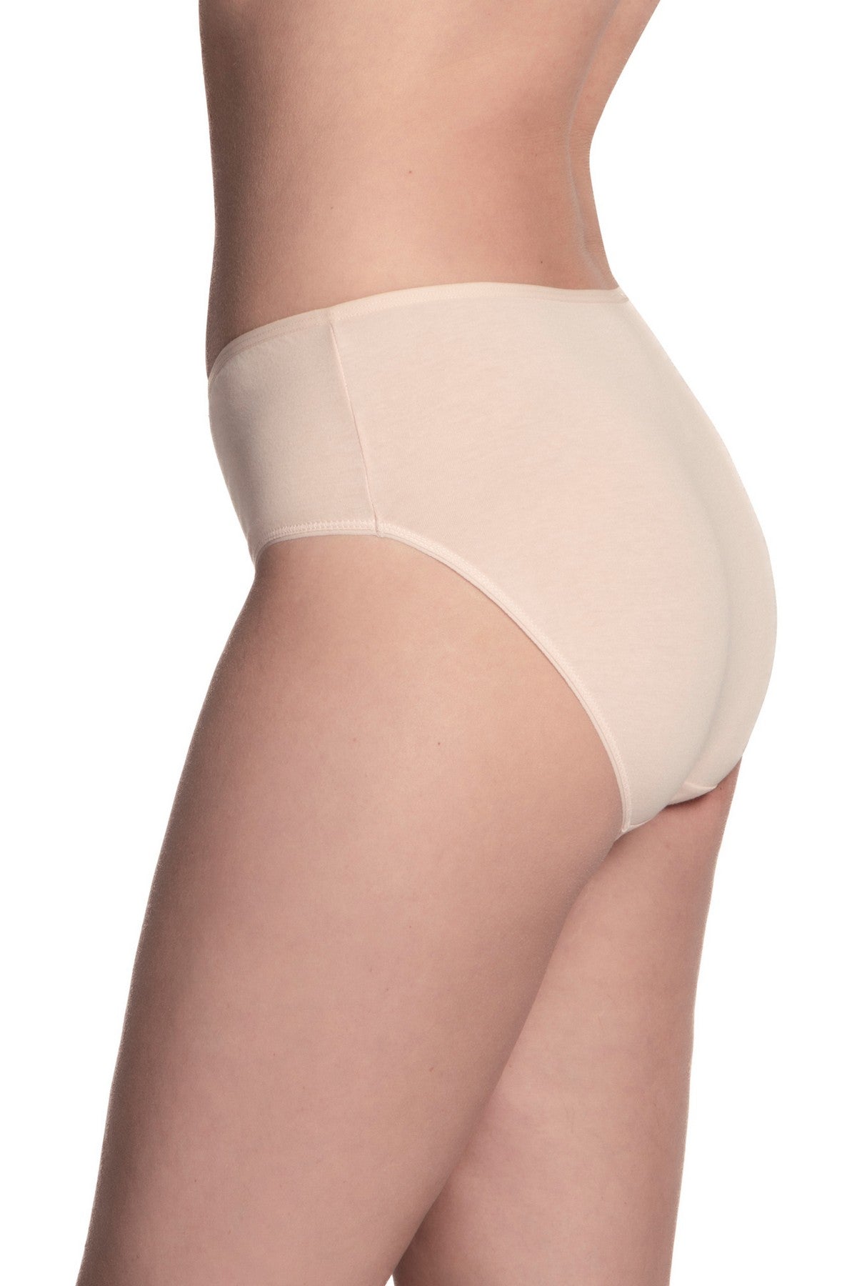 Хлопковые трусики слип 122BI-58 rose/beige (3 шт.)